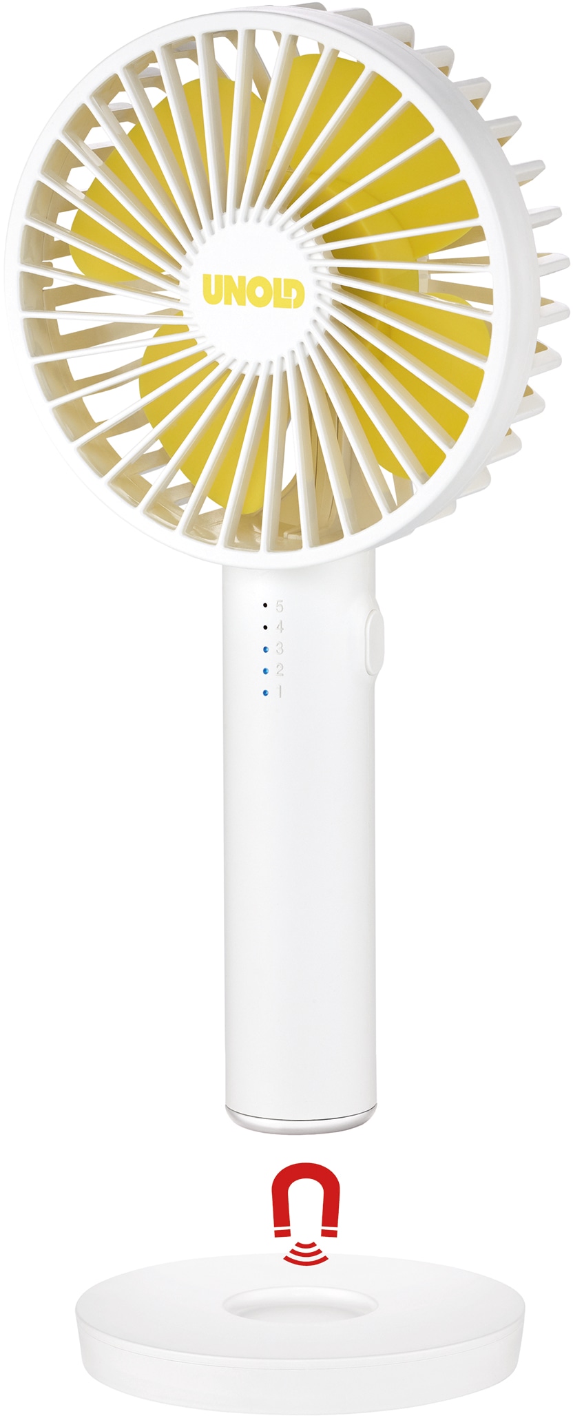 UNOLD USB-Handventilator 86620, Breezy ll, weiß UNOLD USB-Handventilator 86620, Breezy ll, weiß