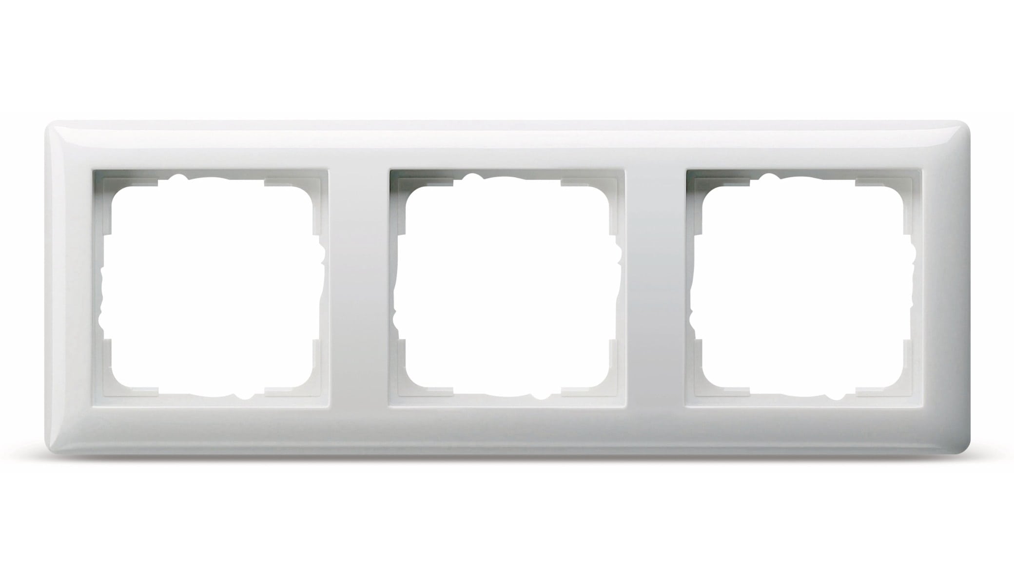 GIRA Abdeckrahmen 3-Fach Standard 55, 021303, reinweiß, glänzend GIRA Abdeckrahmen 3-Fach Standard 55, 021303, reinweiß, glänzend