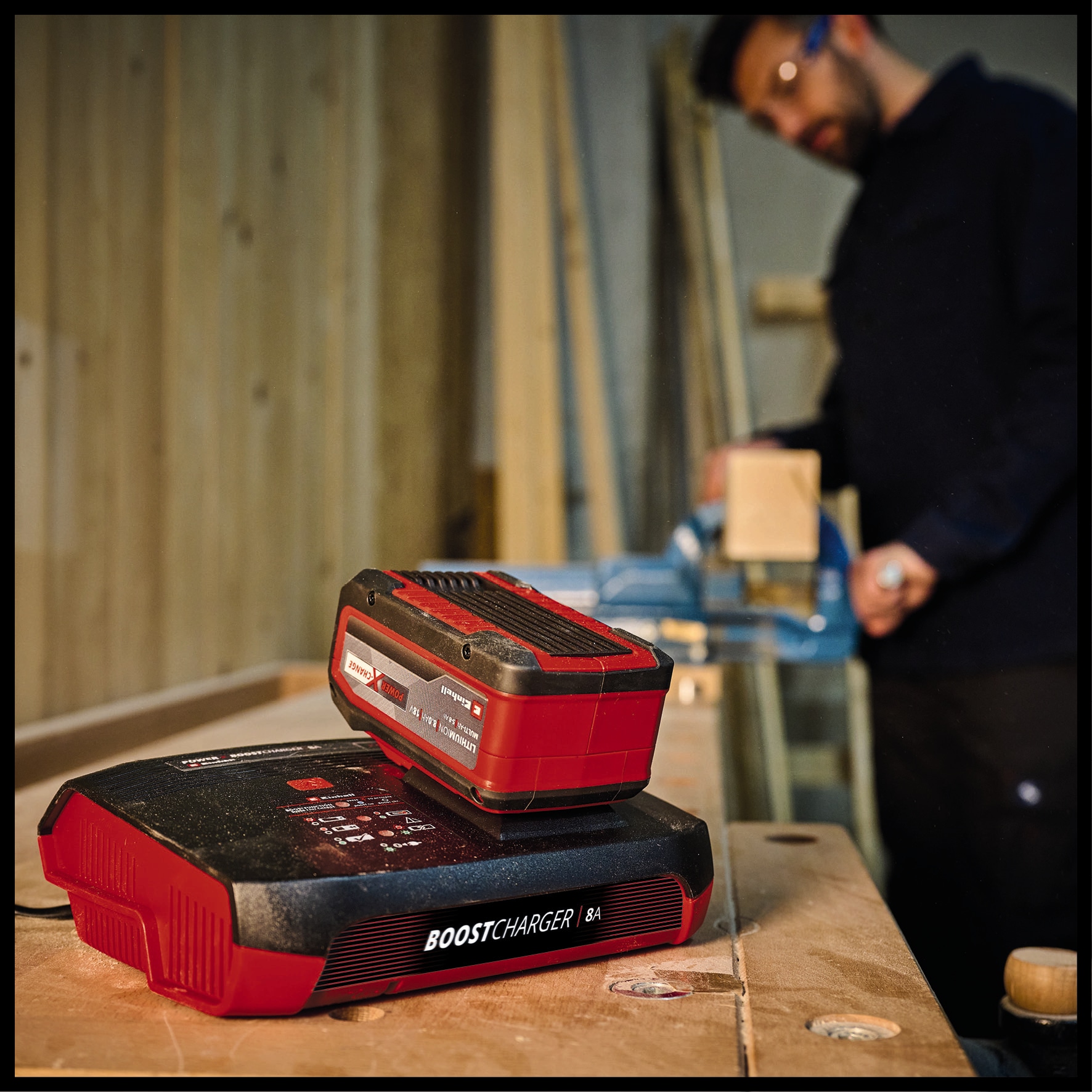 EINHELL Ladegerät PXC, 8 A, mit Power X-Boostfunktion