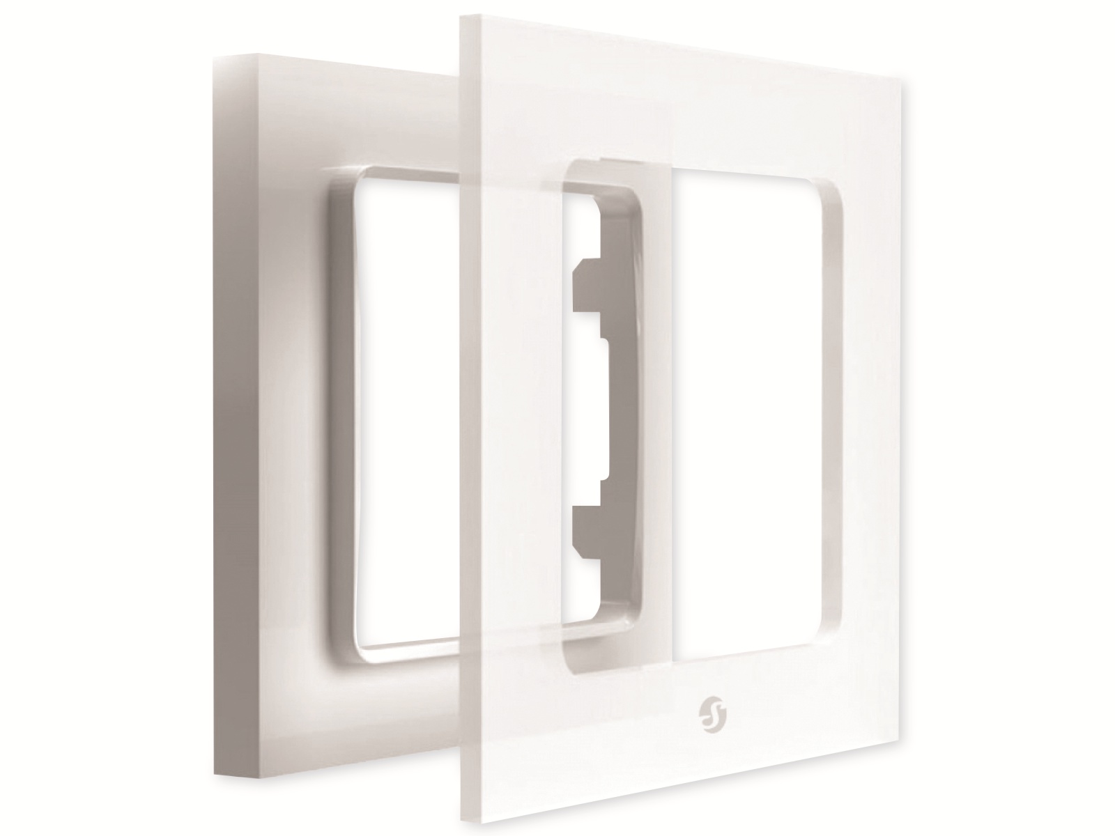 SHELLY Wandtaster-Rahmen Wall Frame 1, weiß