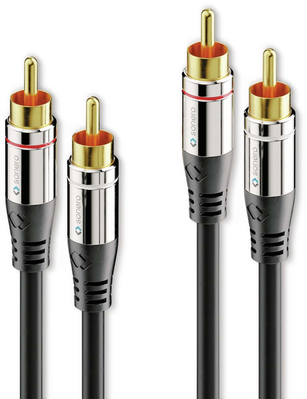 SONERO Cinchkabel Stereo, 3,0 m, schwarz SONERO Cinchkabel Stereo, 3,0 m, schwarz