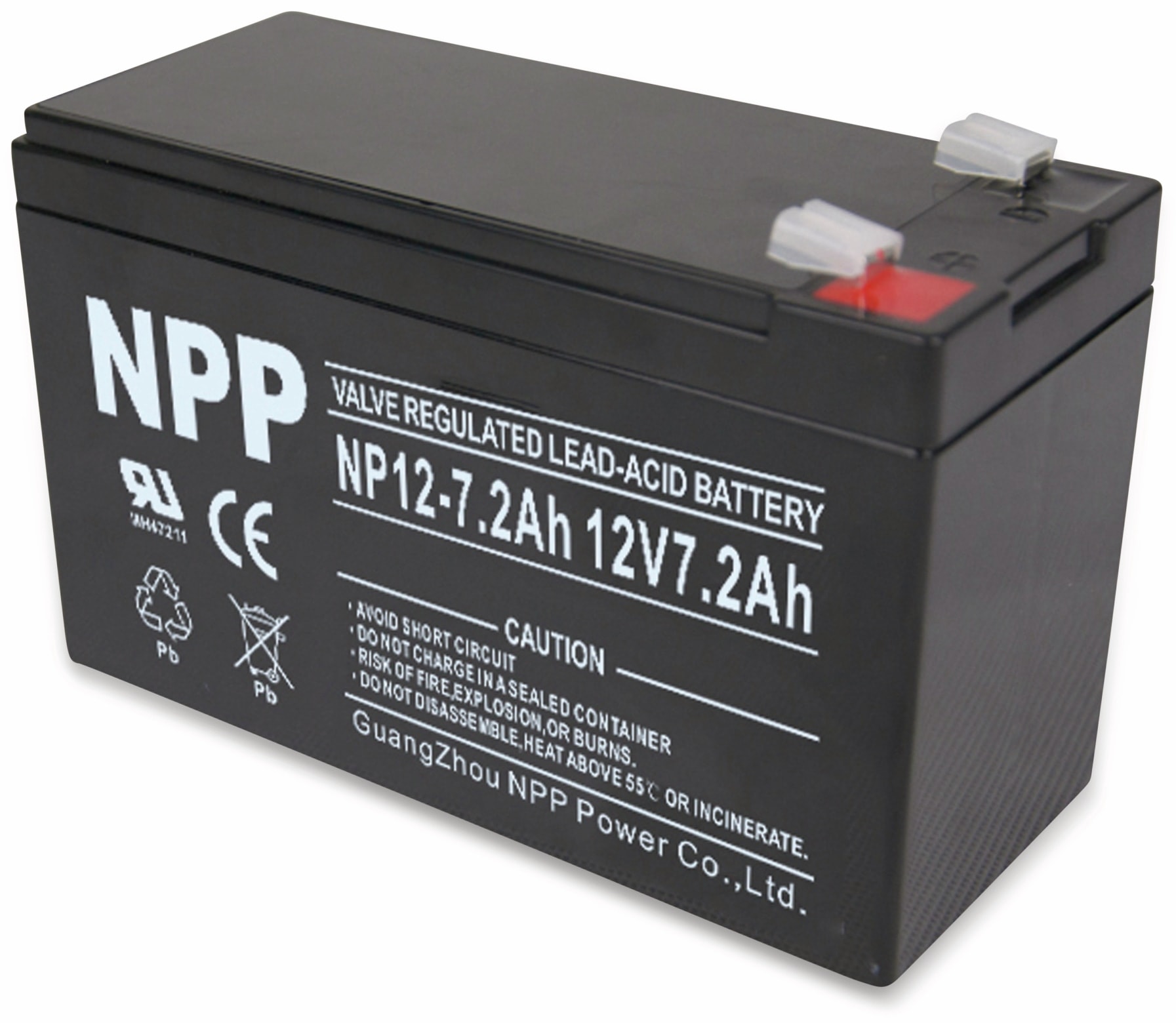 NPP Blei-Akkumulator NP12-7.2, 12 V-, 7200 mAh NPP Blei-Akkumulator NP12-7.2, 12 V-, 7200 mAh
