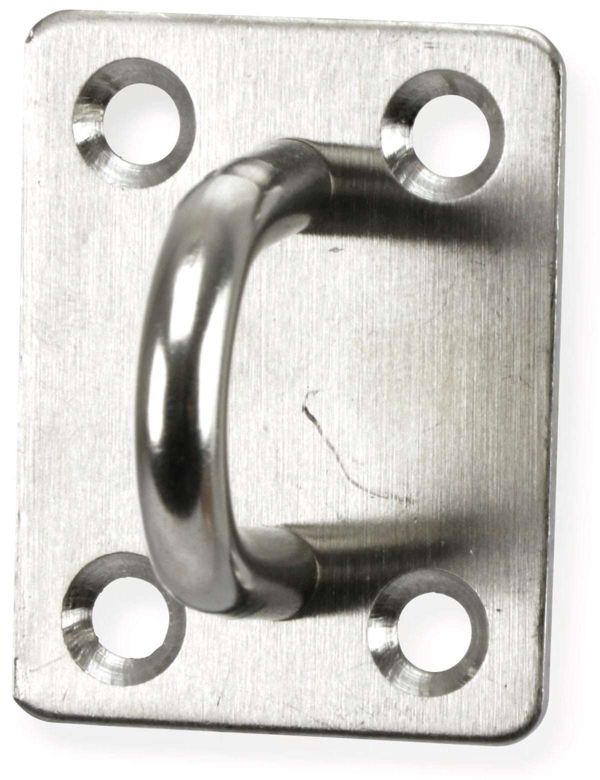 Augplatte, Ösenplatte, Edelstahl, 46x36 mm