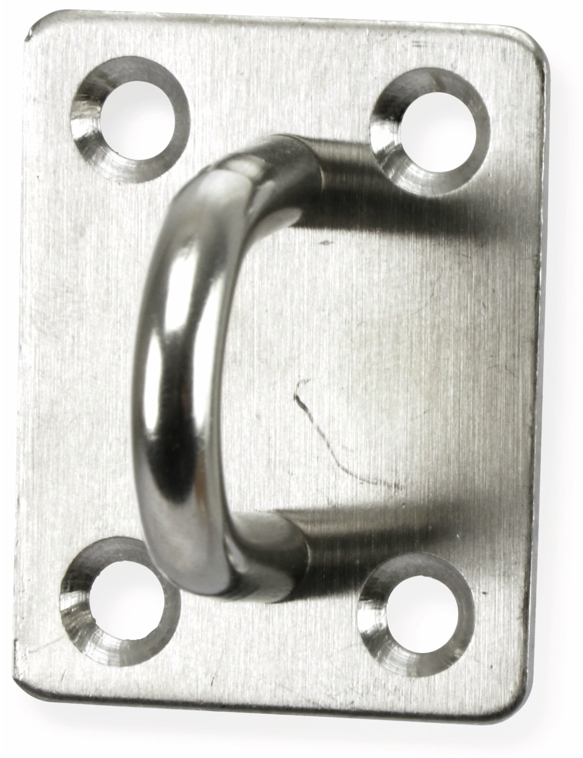 Augplatte, Ösenplatte, Edelstahl, 46x36 mm