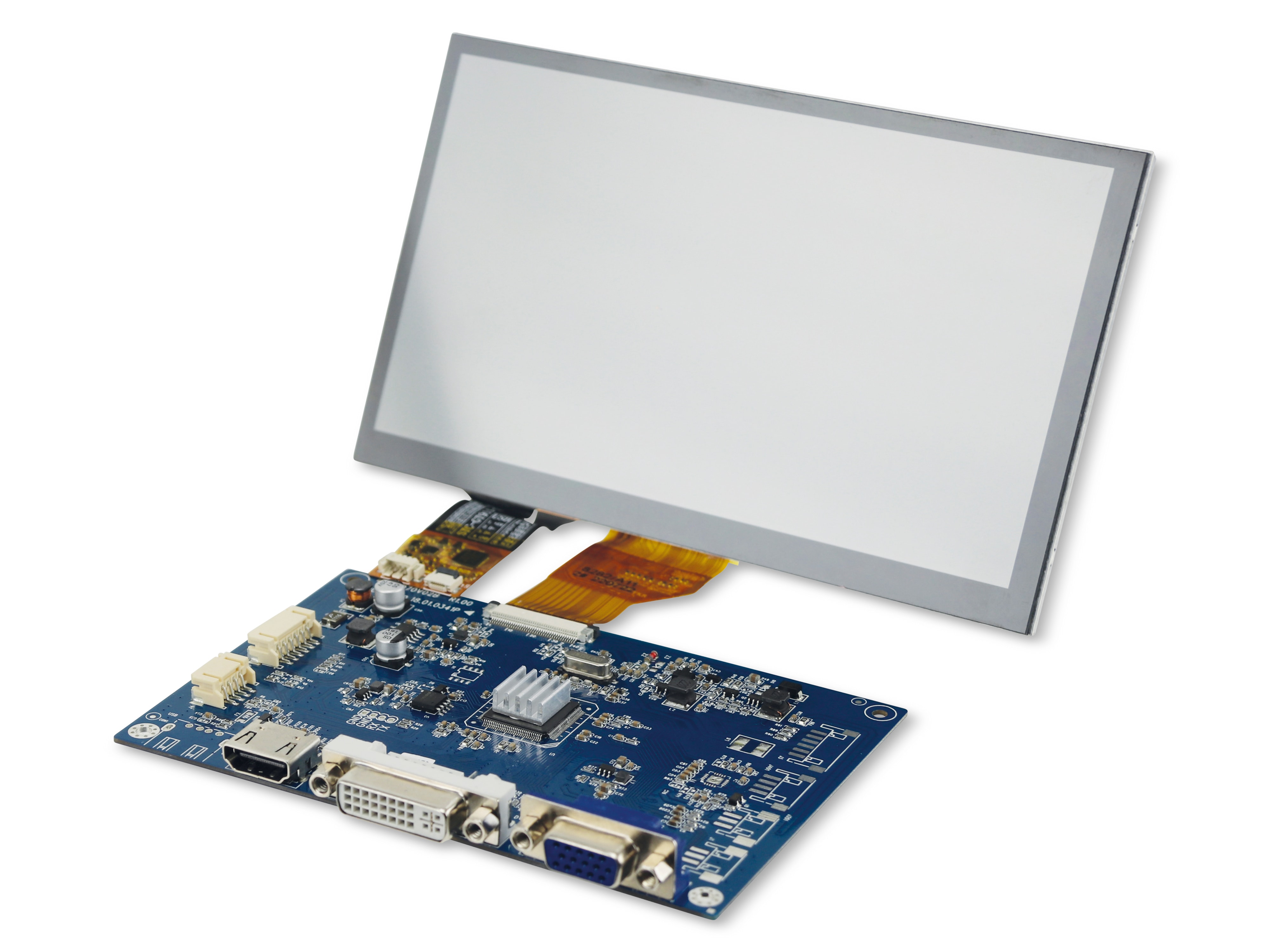 17,78 cm (7") Display-Set mit Touchscreen LS-7T, HDMI/DVI/VGA/CVBS 17,78 cm (7") Display-Set mit Touchscreen LS-7T, HDMI/DVI/VGA/CVBS