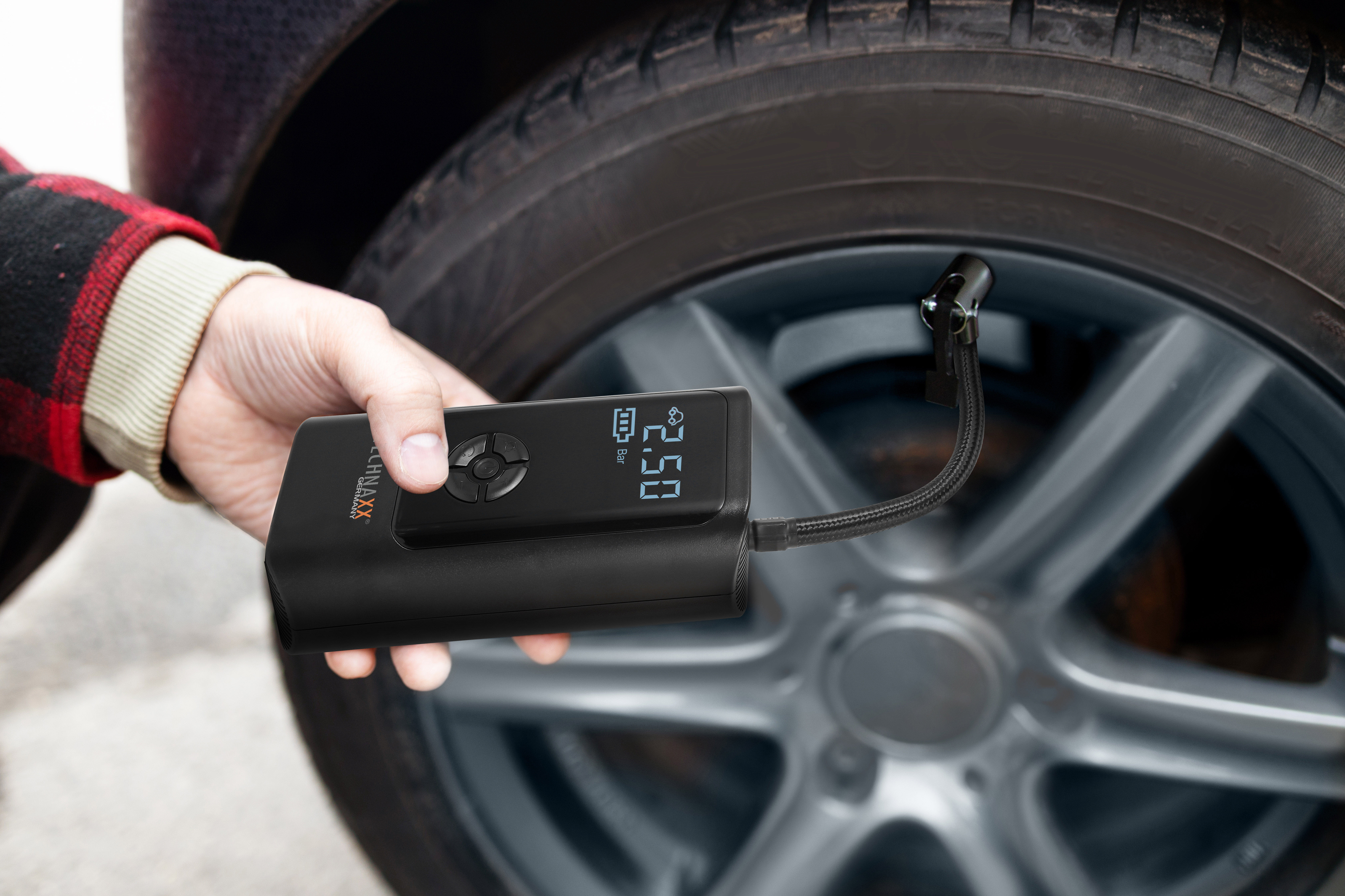 TECHNAXX Akku Luftkompressor TX-370