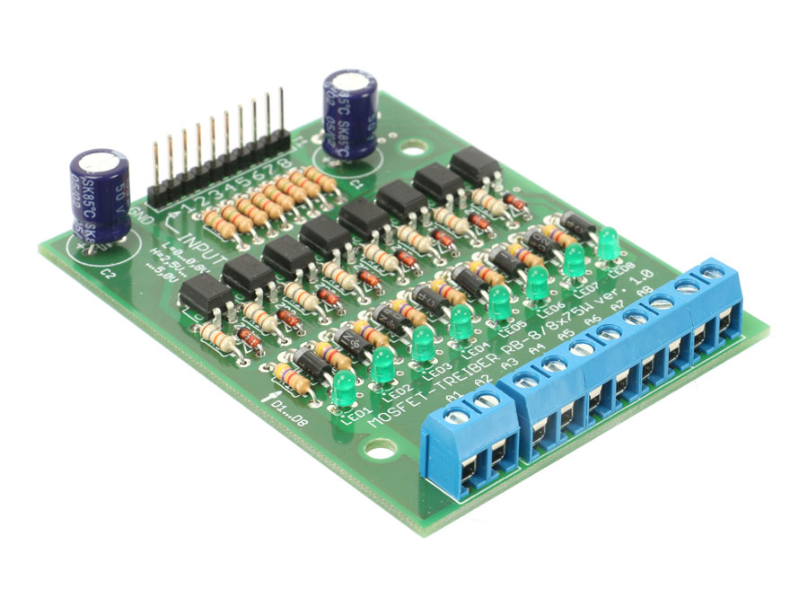 Bausatz Mosfet-Treiber RB-8/8x100W