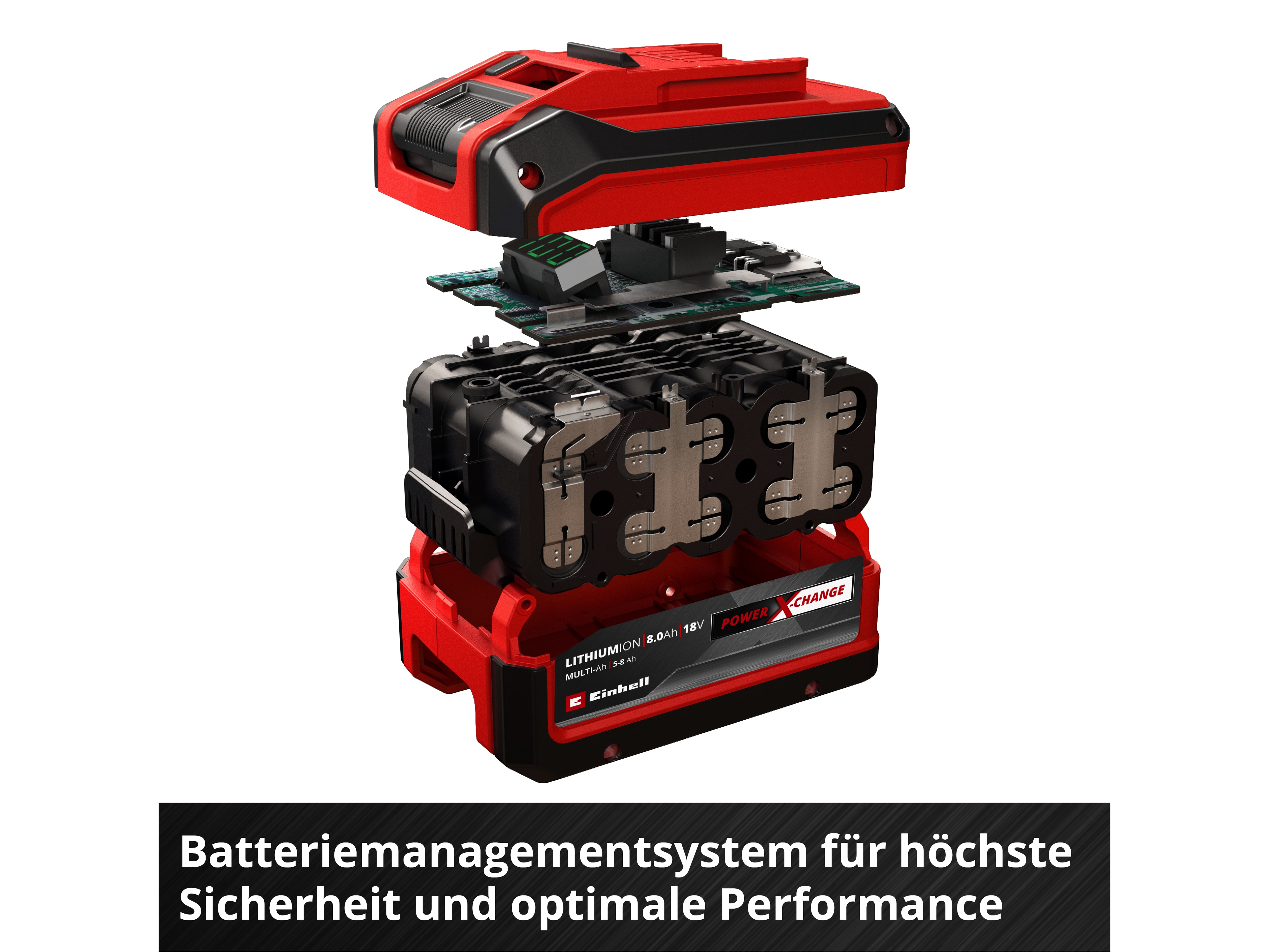 EINHELL Akku, 18 V 5...8 Ah, Multi Ah PXC Plus