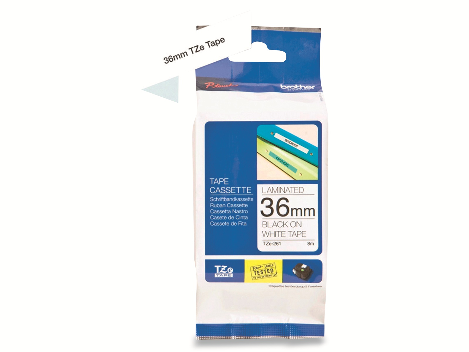 BROTHER Beschriftungsband TZe-261