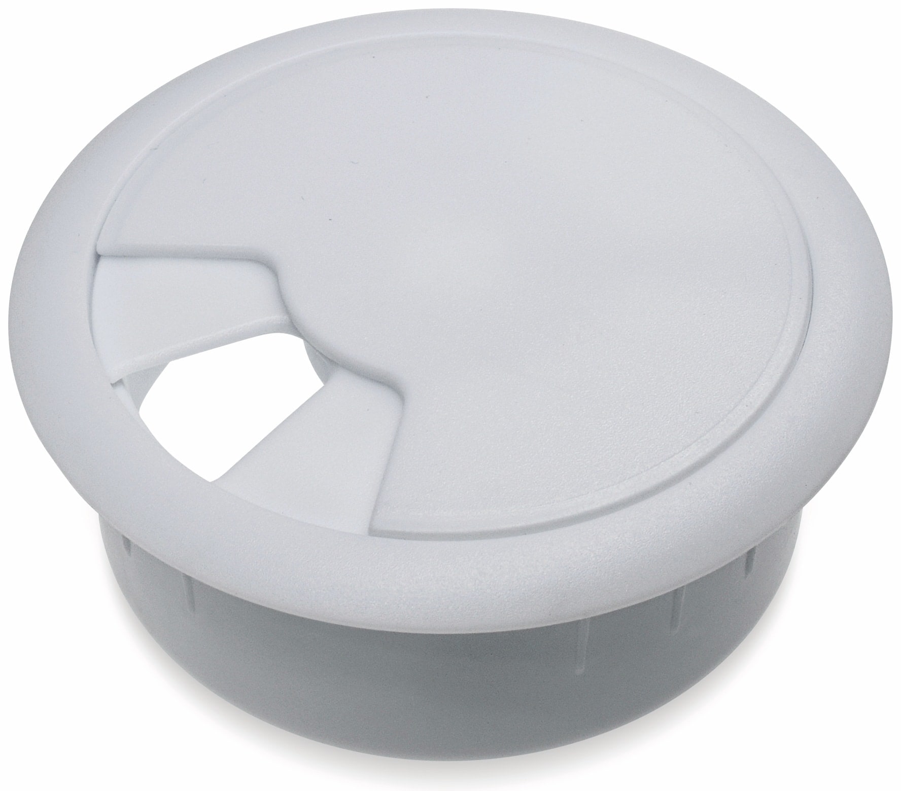 Kabeldurchführung für Arbeitsplatten, weiß, 50 mm, ABS Kabeldurchführung für Arbeitsplatten, weiß, 50 mm, ABS