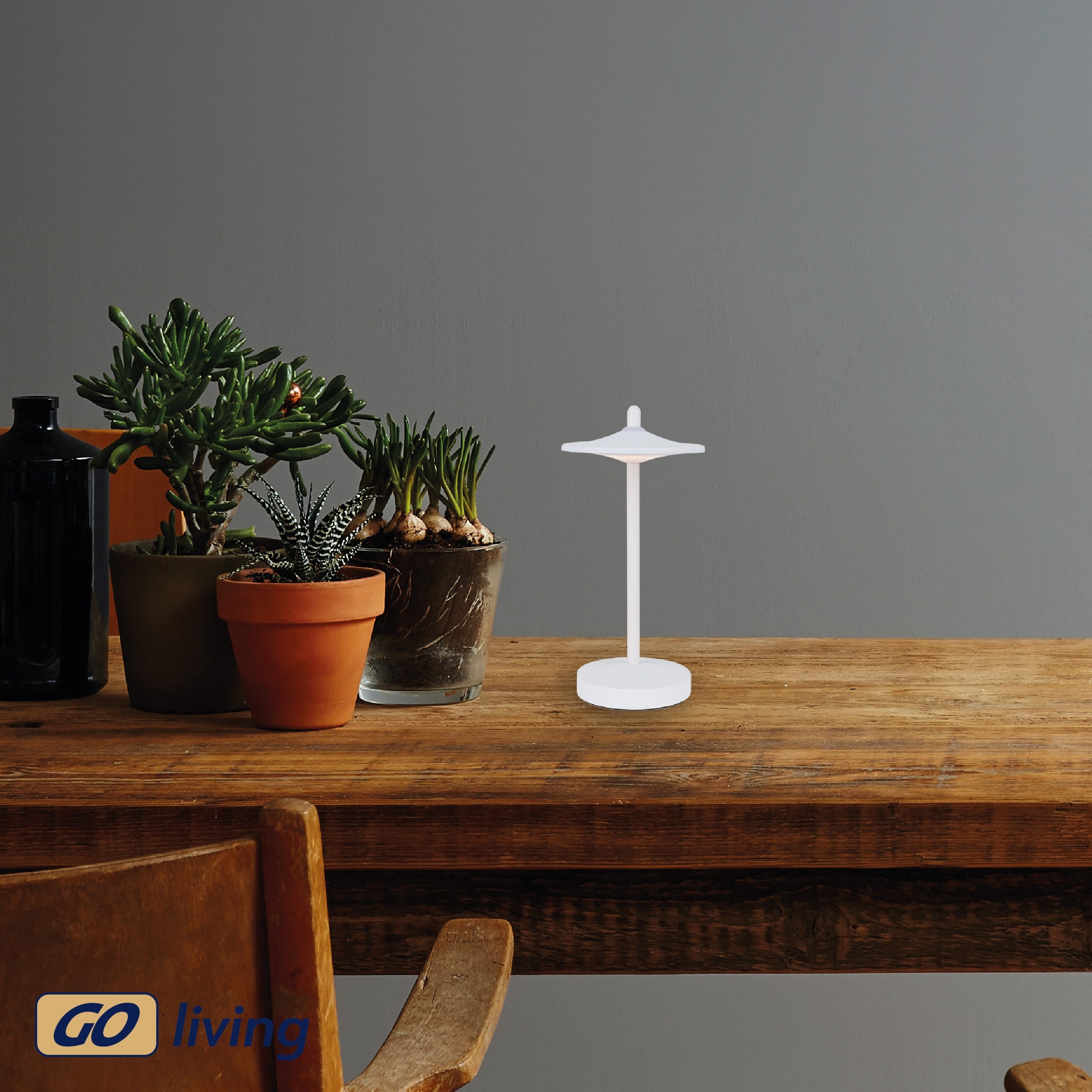 MÜLLER-LICHT LED-Akku-Tischleuchte 27700201, dimmbar, 3000K, warmweiß, weiß MÜLLER-LICHT LED-Akku-Tischleuchte 27700201, dimmbar, 3000K, warmweiß, weiß
