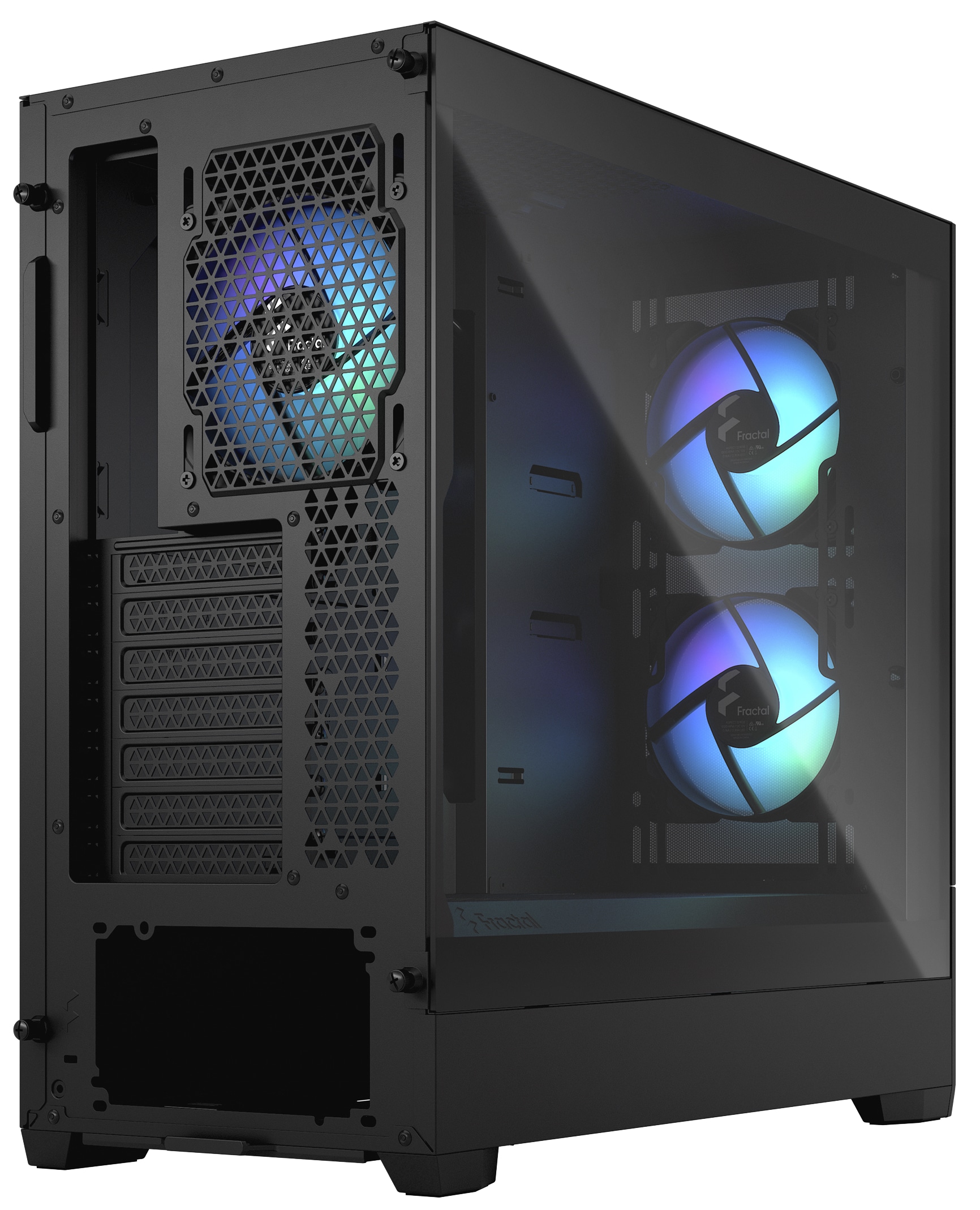 FRACTAL Midi Tower Design Pop Air RGB schwarz TG Clear Tint FRACTAL Midi Tower Design Pop Air RGB schwarz TG Clear Tint