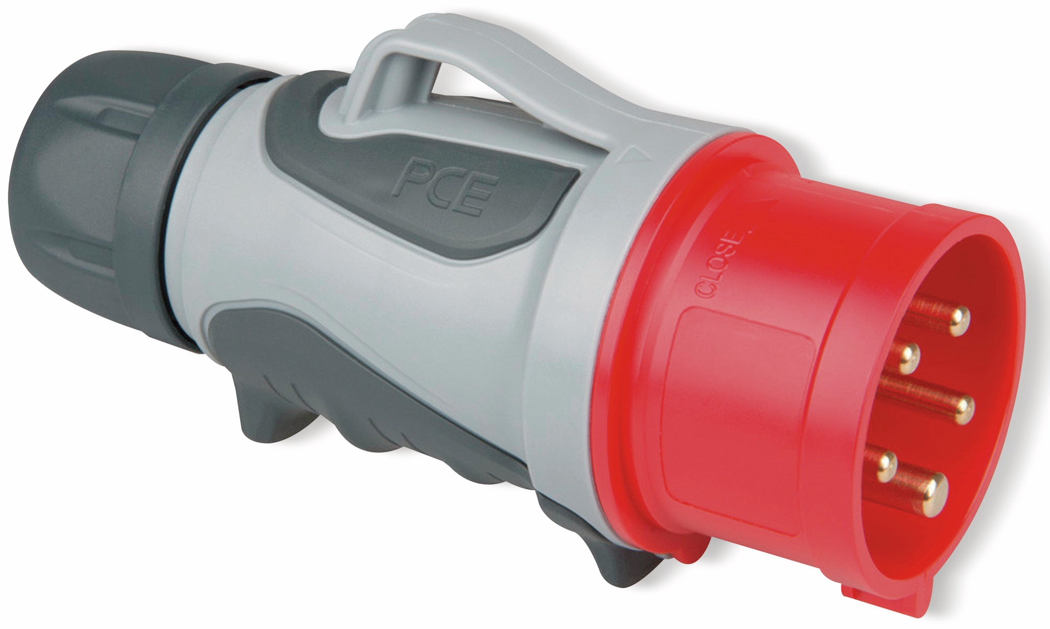PCE CEE-Stecker mit Phasenwender GRIP TT, 16 A, 5-polig