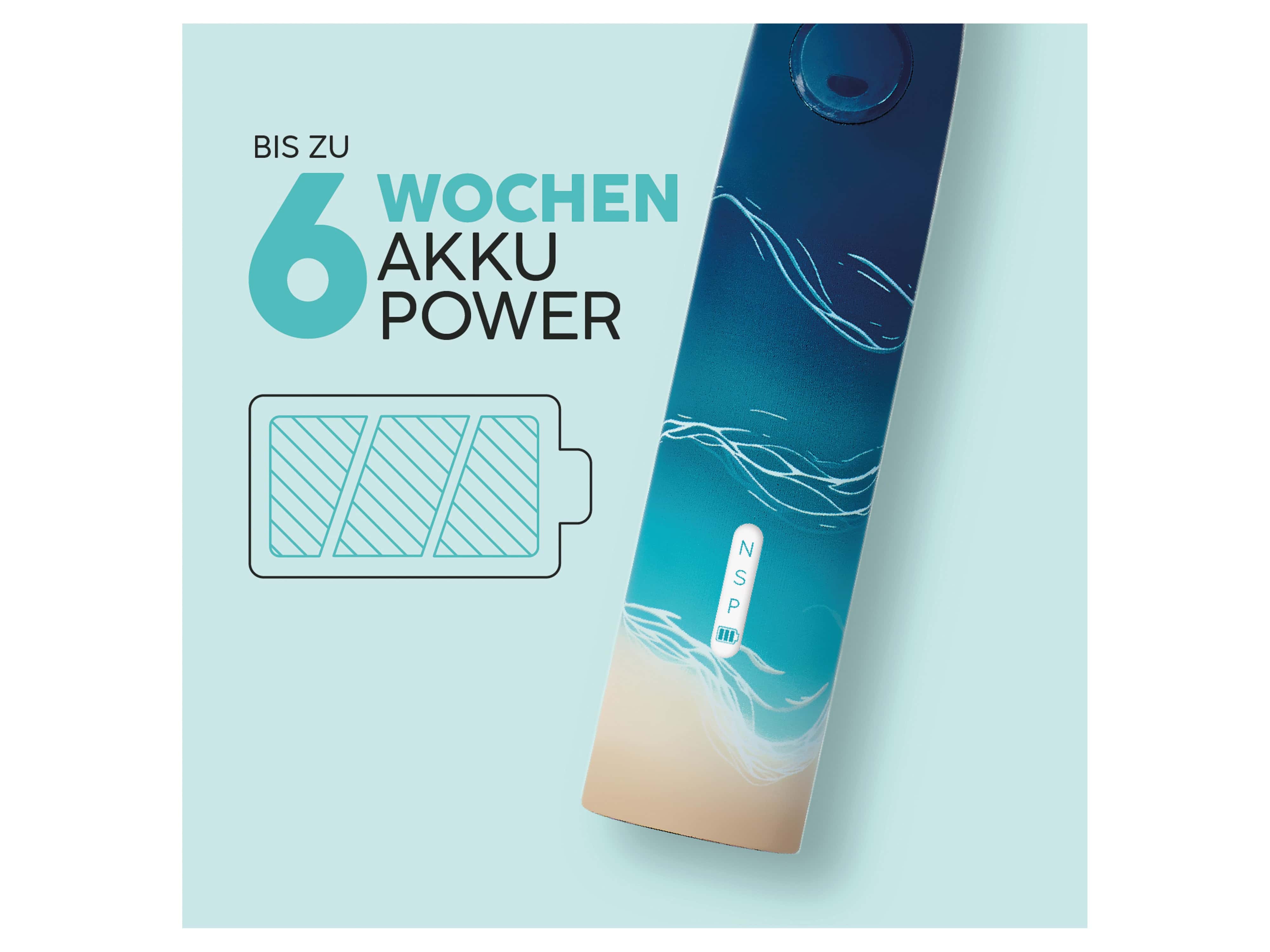 HAPPYBRUSH Elektrische Zahnbürste ECO VIBE 3, Starterkit Ocean HAPPYBRUSH Elektrische Zahnbürste ECO VIBE 3, Starterkit Ocean