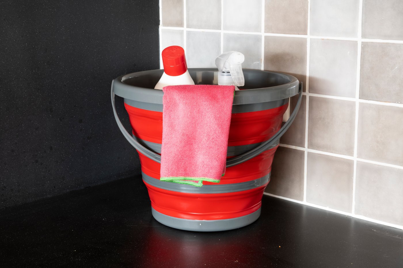 DIRT DEVIL Faltbarer Eimer, rund, 10L