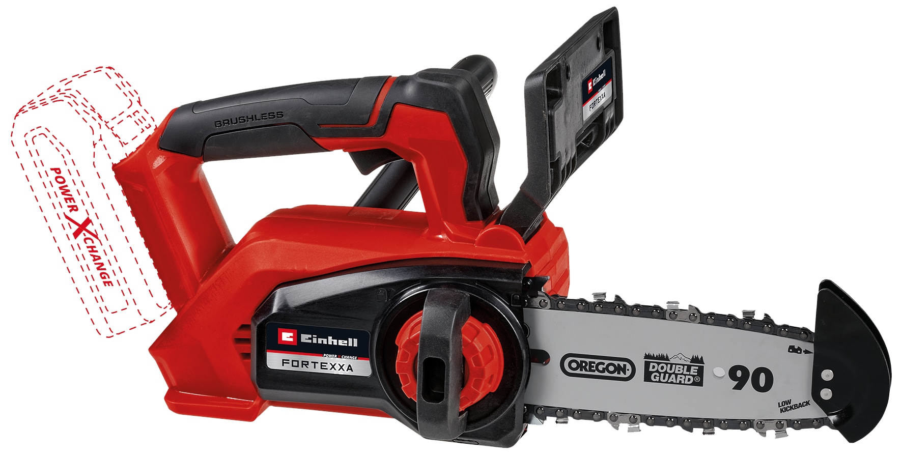 EINHELL Einhand-Akku-Kettensäge FORTEXXA 18/20 TH Kit (1x 4,0 Ah)