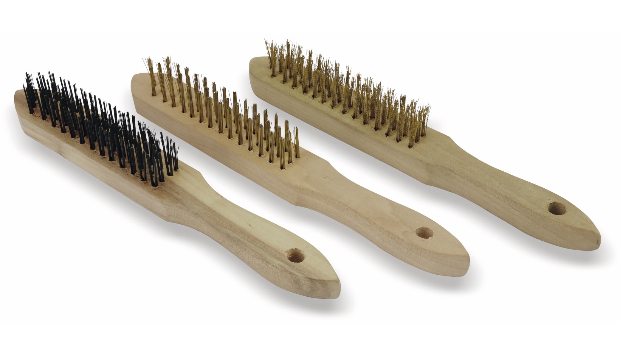 Drahtbürsten-Set KINZO, 3 Stück