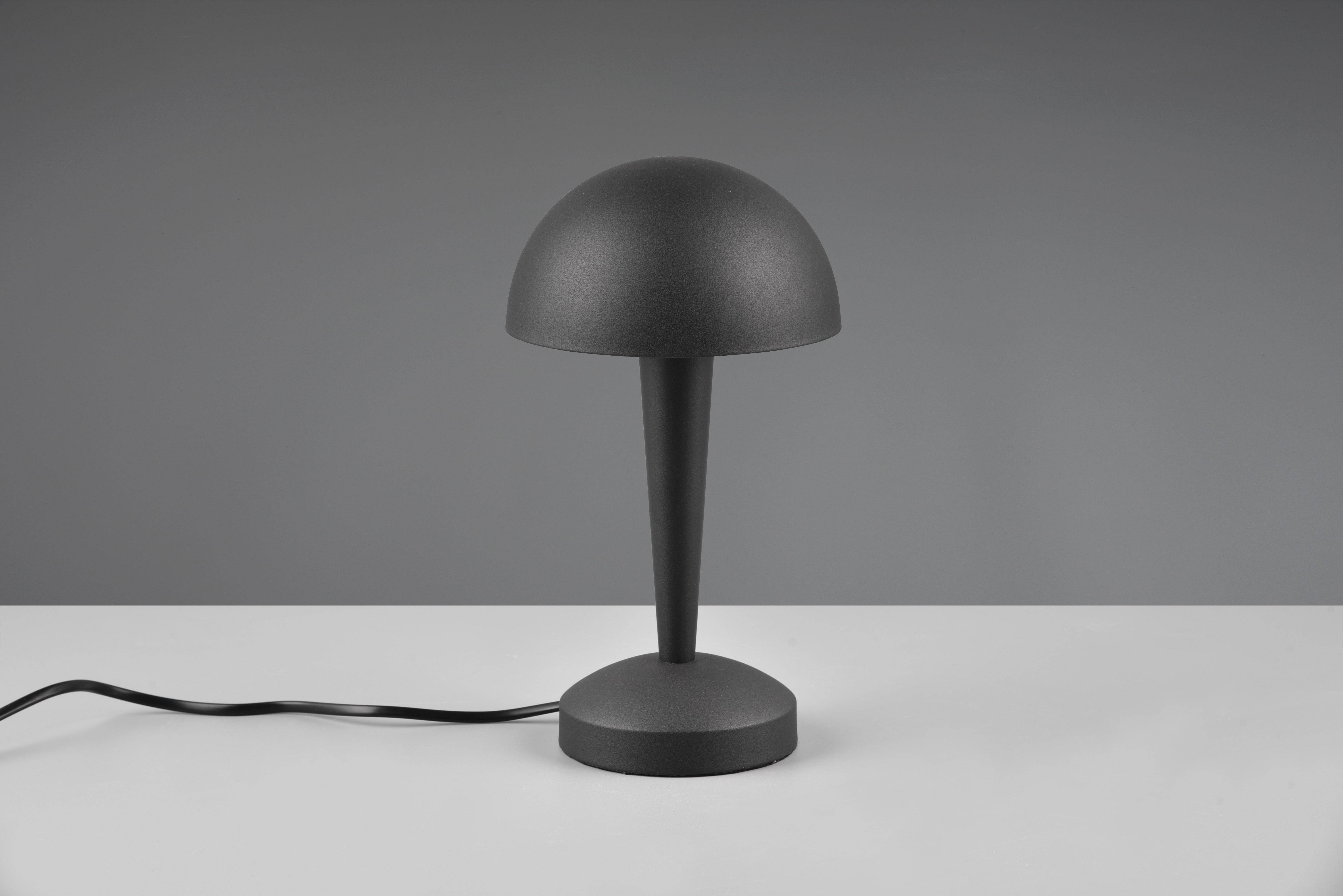 REALITY LED-Tischleuchte Canaria R59561180 schwarz-gold, E14, 4,9 W, 470 lm, 3000 K