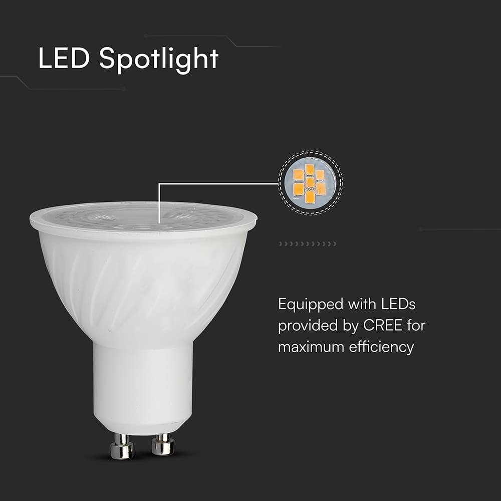 V-TAC LED-Lampe VT-212006, 6W, EEK: F, 445lm, 6500 K, PAR16, GU10, 110°, dimmbar V-TAC LED-Lampe VT-212006, 6W, EEK: F, 445lm, 6500 K, PAR16, GU10, 110°, dimmbar