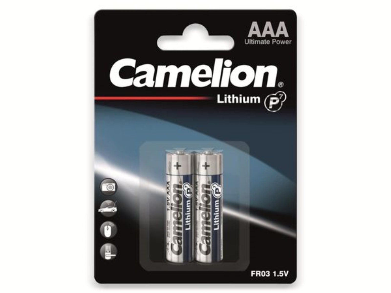 CAMELION Micro-Batterie, Lithium, FR03, 2Stück CAMELION Micro-Batterie, Lithium, FR03, 2Stück