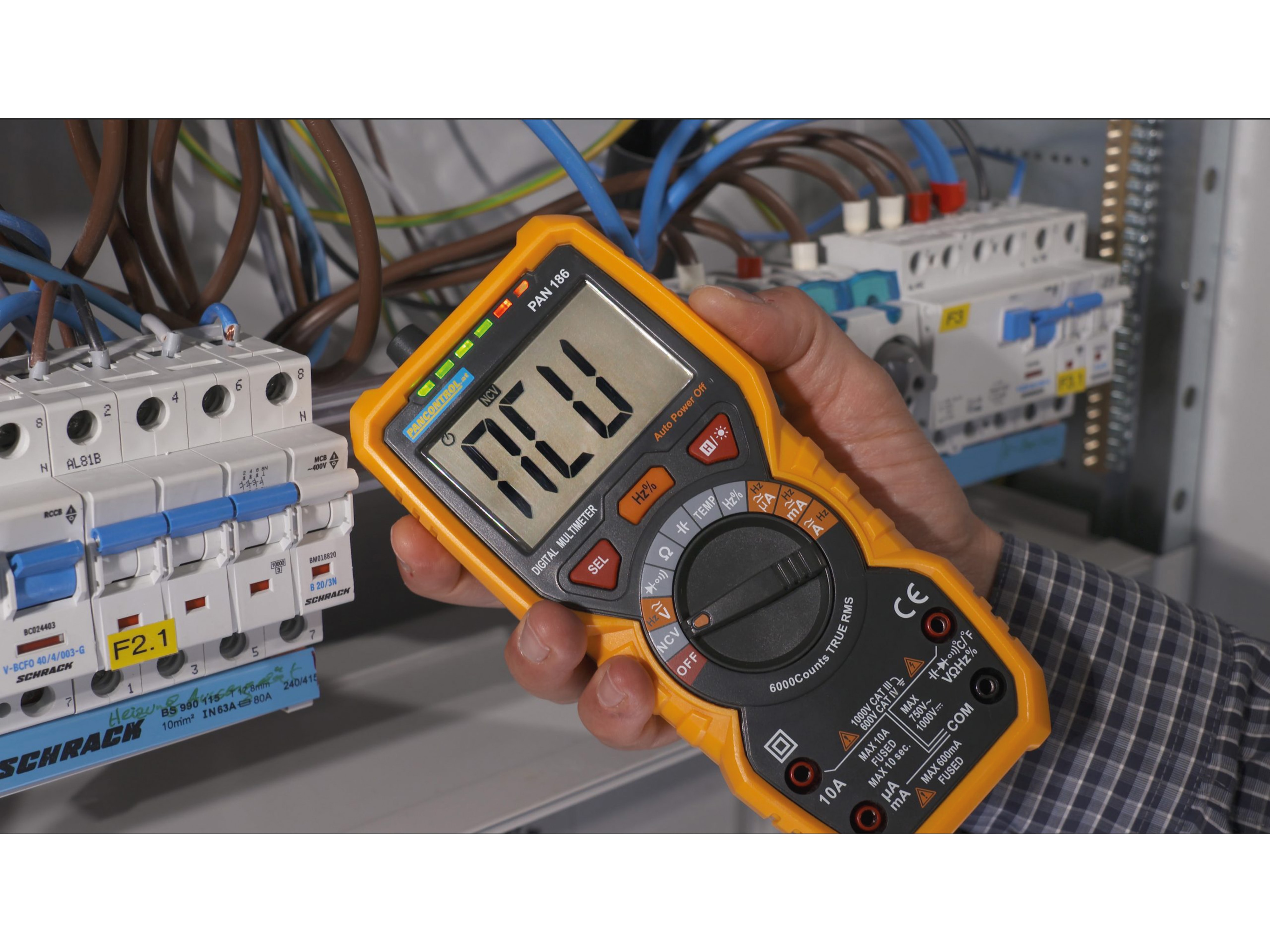PANCONTROL True-RMS Multimeter PAN 186