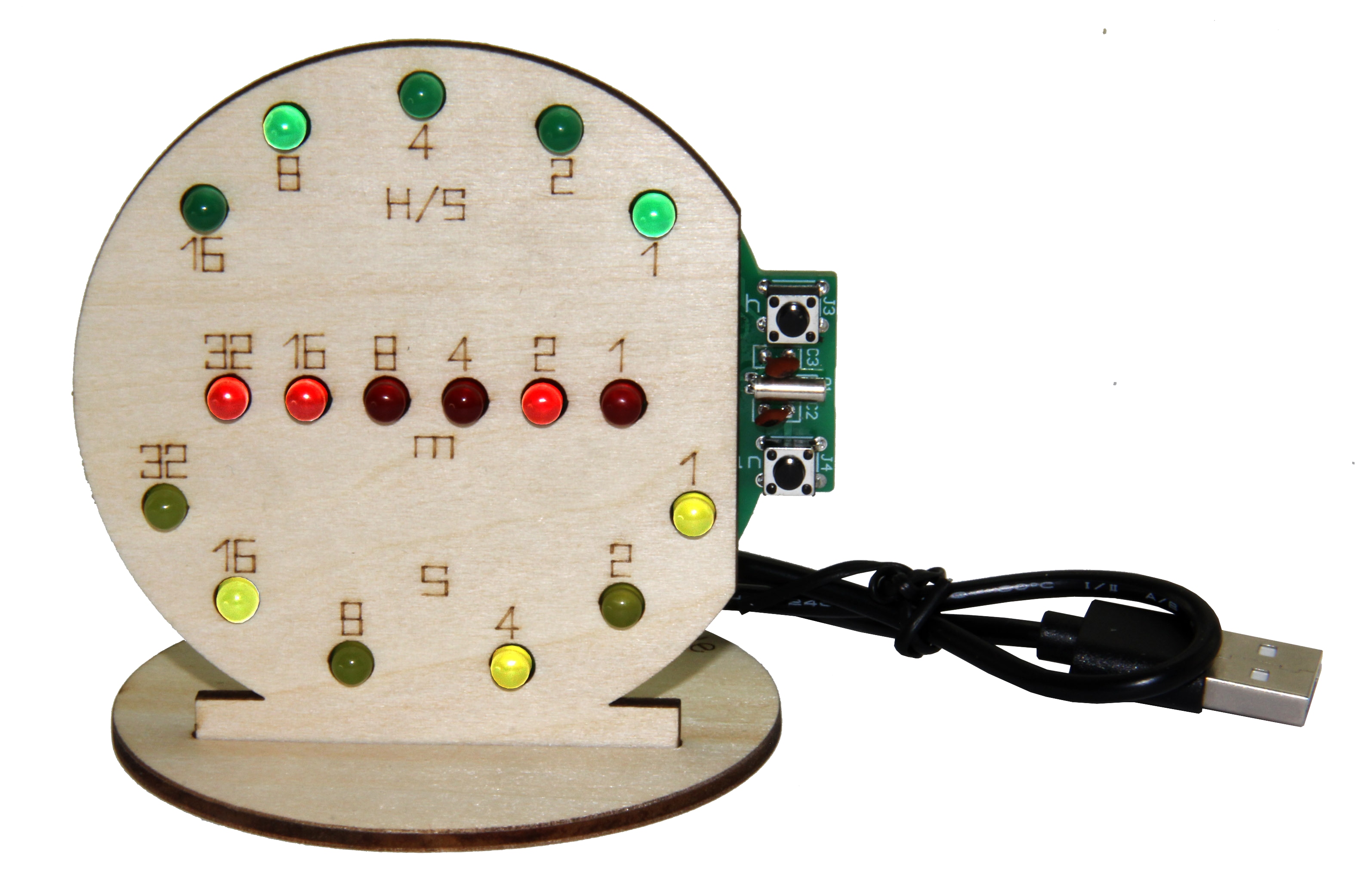 SOL-EXPERT Lötbausatz Binäre Uhr, 76334