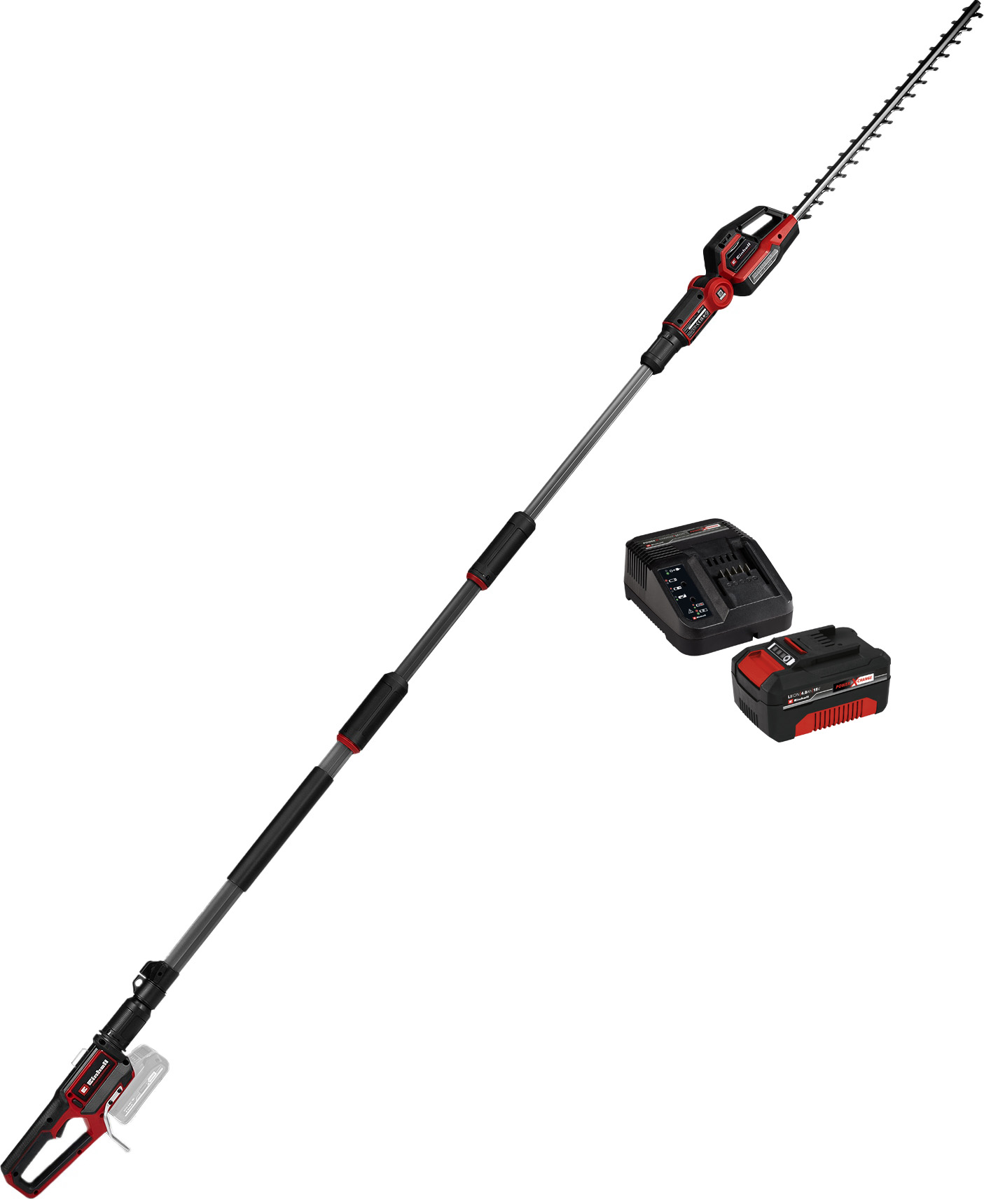 EINHELL PROFESSIONAL Akku-Teleskop-Heckenschere GP-HH 18/50 Li T BL Kit (1x 4,0 Ah)