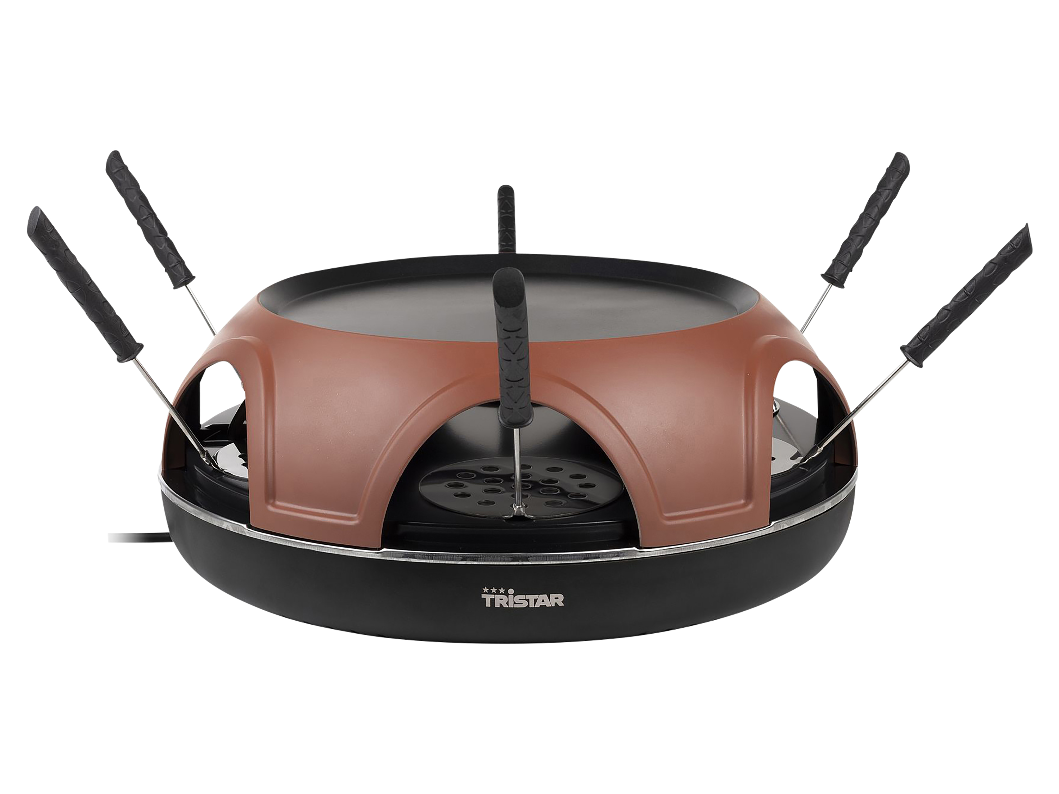 TRISTAR Pizzamaker Festa Gourmet, PZ-9160, 3in1, für 6 Personen