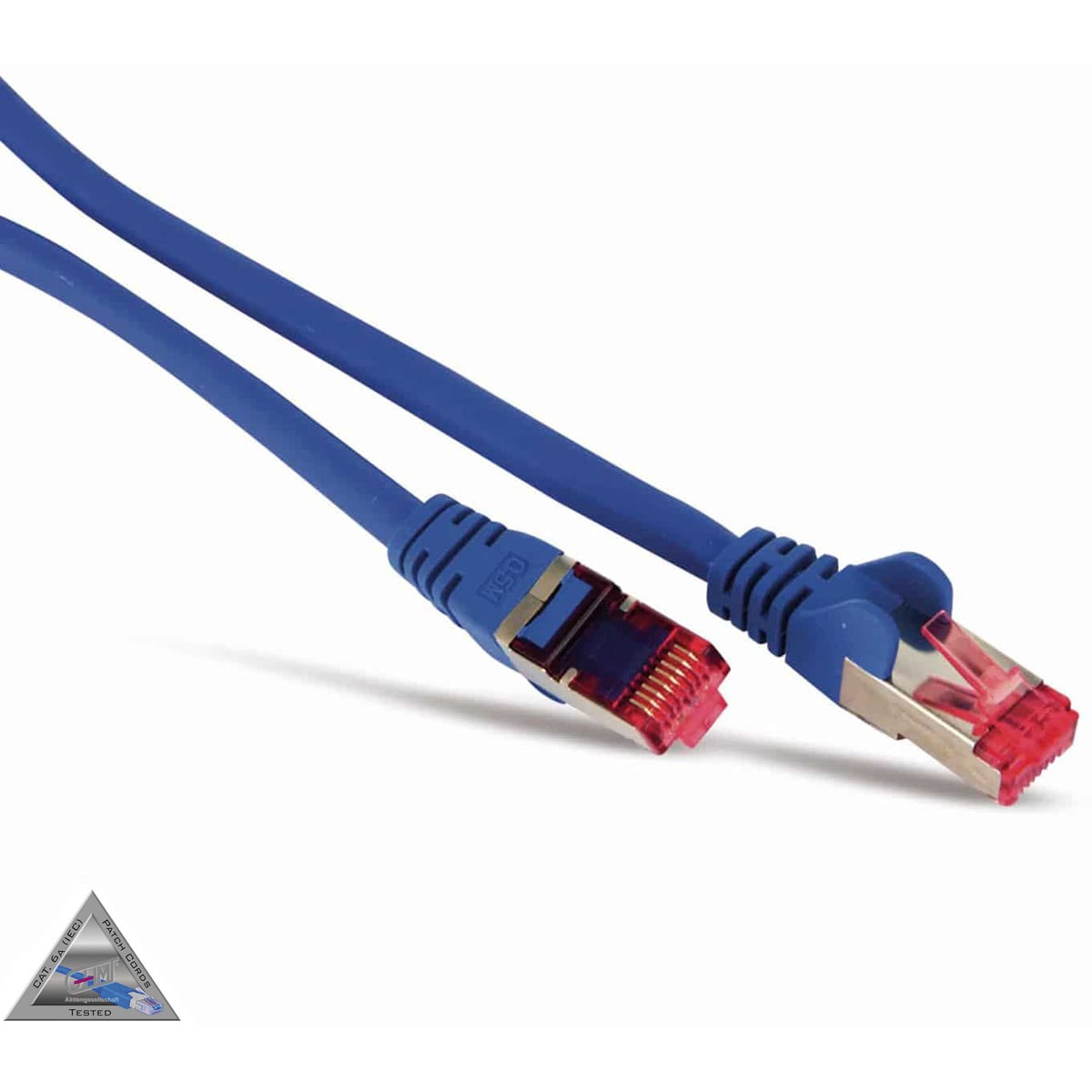 S-IMPULS CAT.6a Patchkabel, halogenfrei, GHMT zertifiziert, 5 m, blau S-IMPULS CAT.6a Patchkabel, halogenfrei, GHMT zertifiziert, 5 m, blau