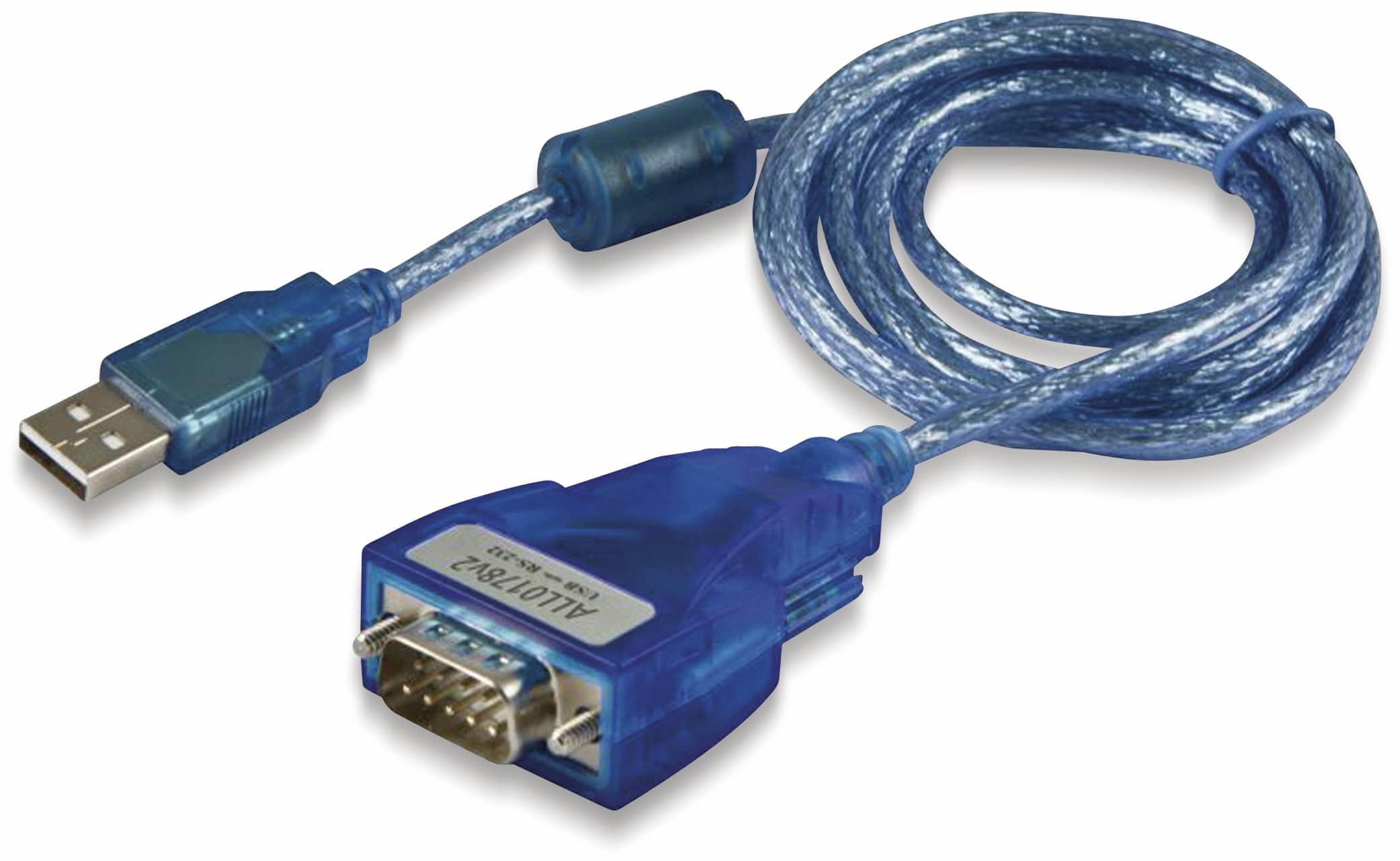 ALLNET USB-Kabel auf Seriell RS422/485, 6 PIN Terminal Block