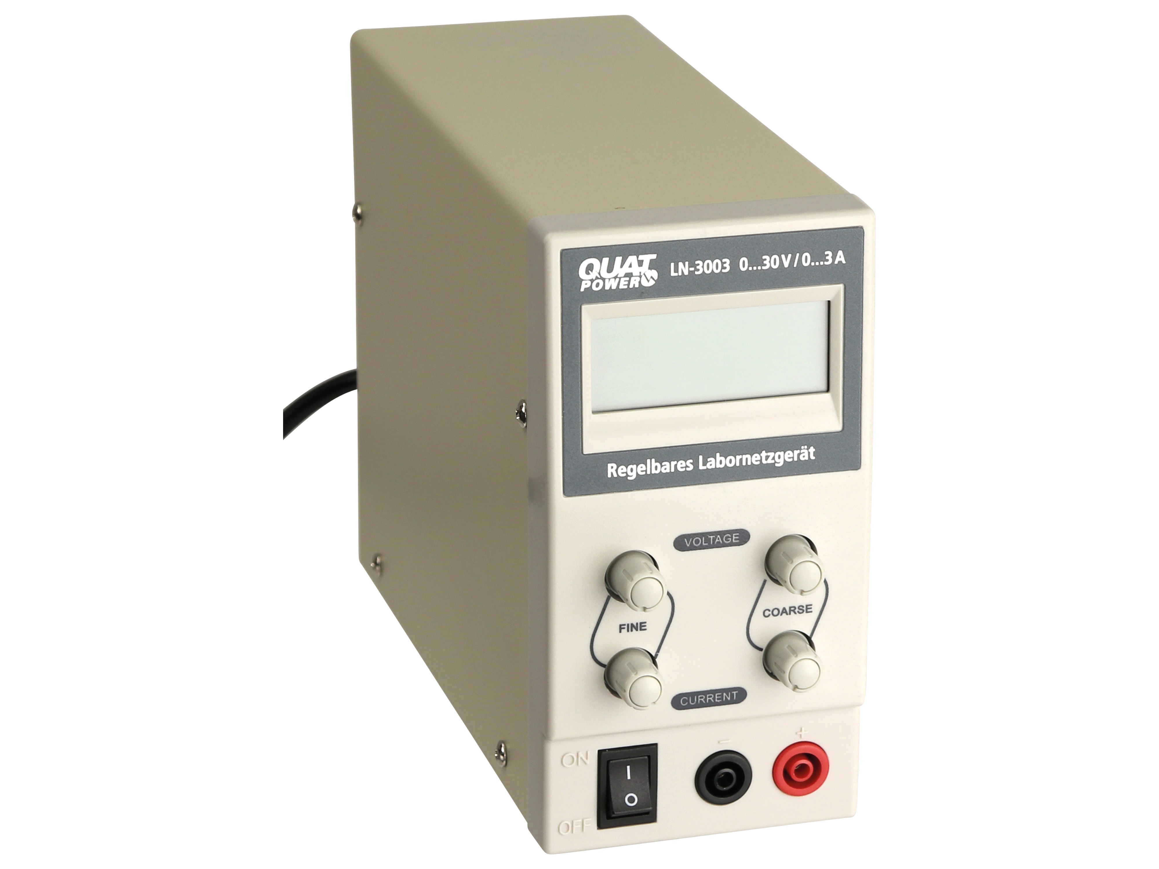 QUATPOWER Regelbares Labornetzgerät LN-3003, 0...30 V-/0...3 A QUATPOWER Regelbares Labornetzgerät LN-3003, 0...30 V-/0...3 A