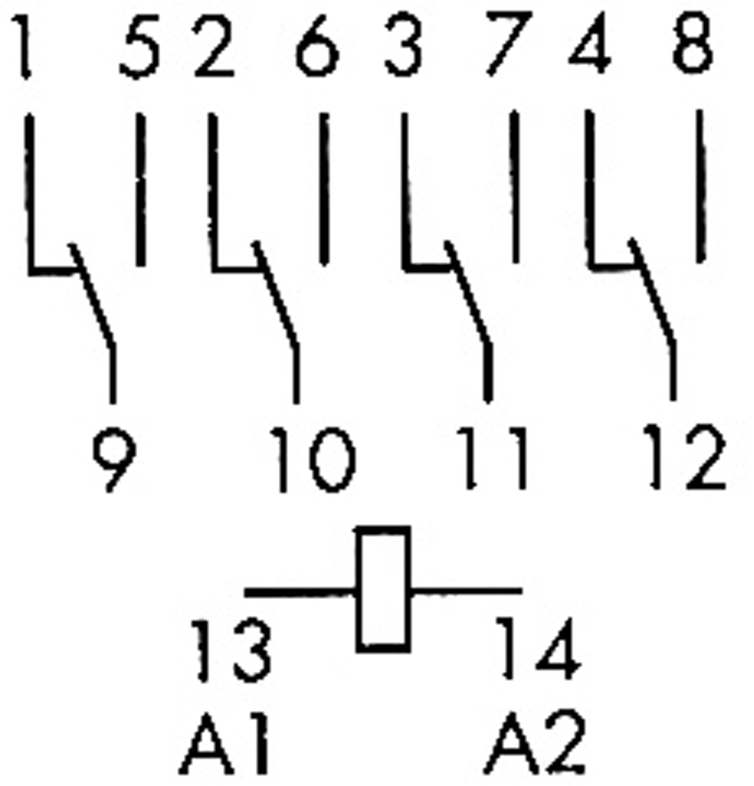 FINDER Relais F 55.34, 24 V-, 4xUM, 7 A, hartvergoldet