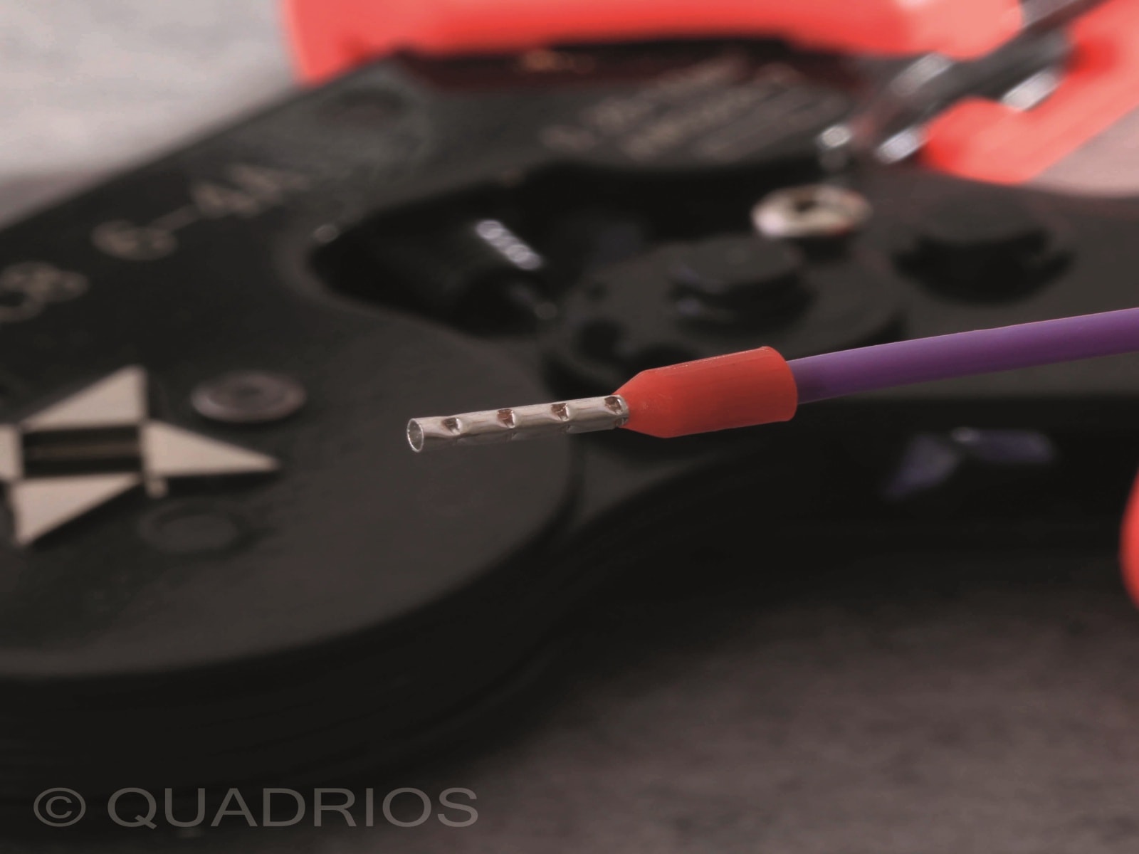 QUADRIOS Aderendhülse, 22C432, 10 mm², Rot, Teilisoliert, 100 St.