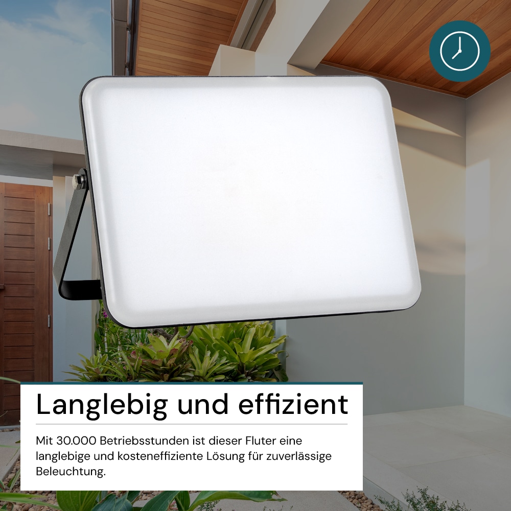 LUXULA LED-Fluter mit Schnellverbinder, EEK: F, 20W, 2000lm, 4000K, schwarz LUXULA LED-Fluter mit Schnellverbinder, EEK: F, 20W, 2000lm, 4000K, schwarz