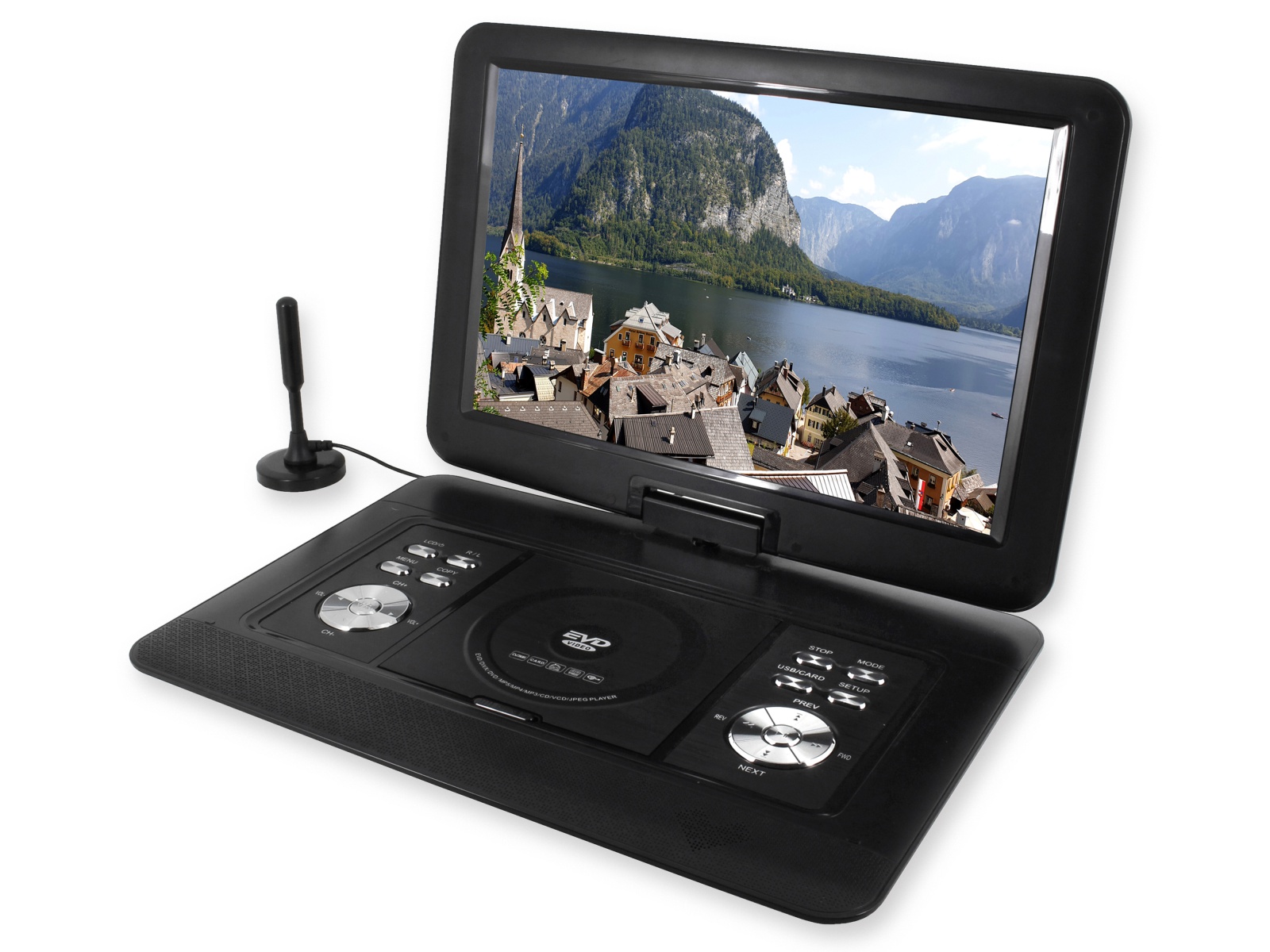 SOUNDMASTER Portabler DVD-Player PDB1600SW, 15,4", DVB-T2, Akku, EEK D SOUNDMASTER Portabler DVD-Player PDB1600SW, 15,4", DVB-T2, Akku, EEK D