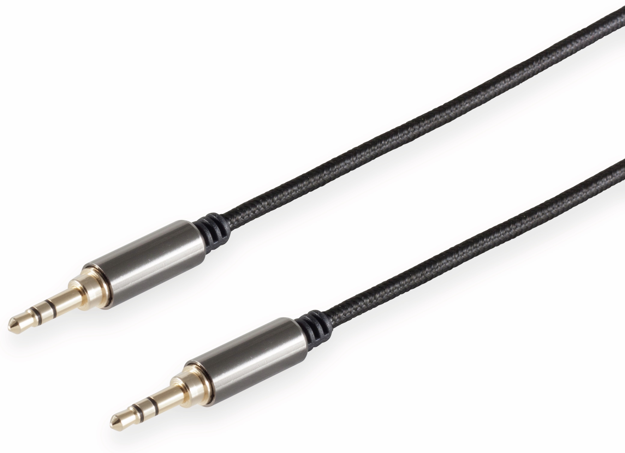 BLACK COTTON Klinkenkabel, 3,5 mm, Stereo, 0,5 m, schwarz