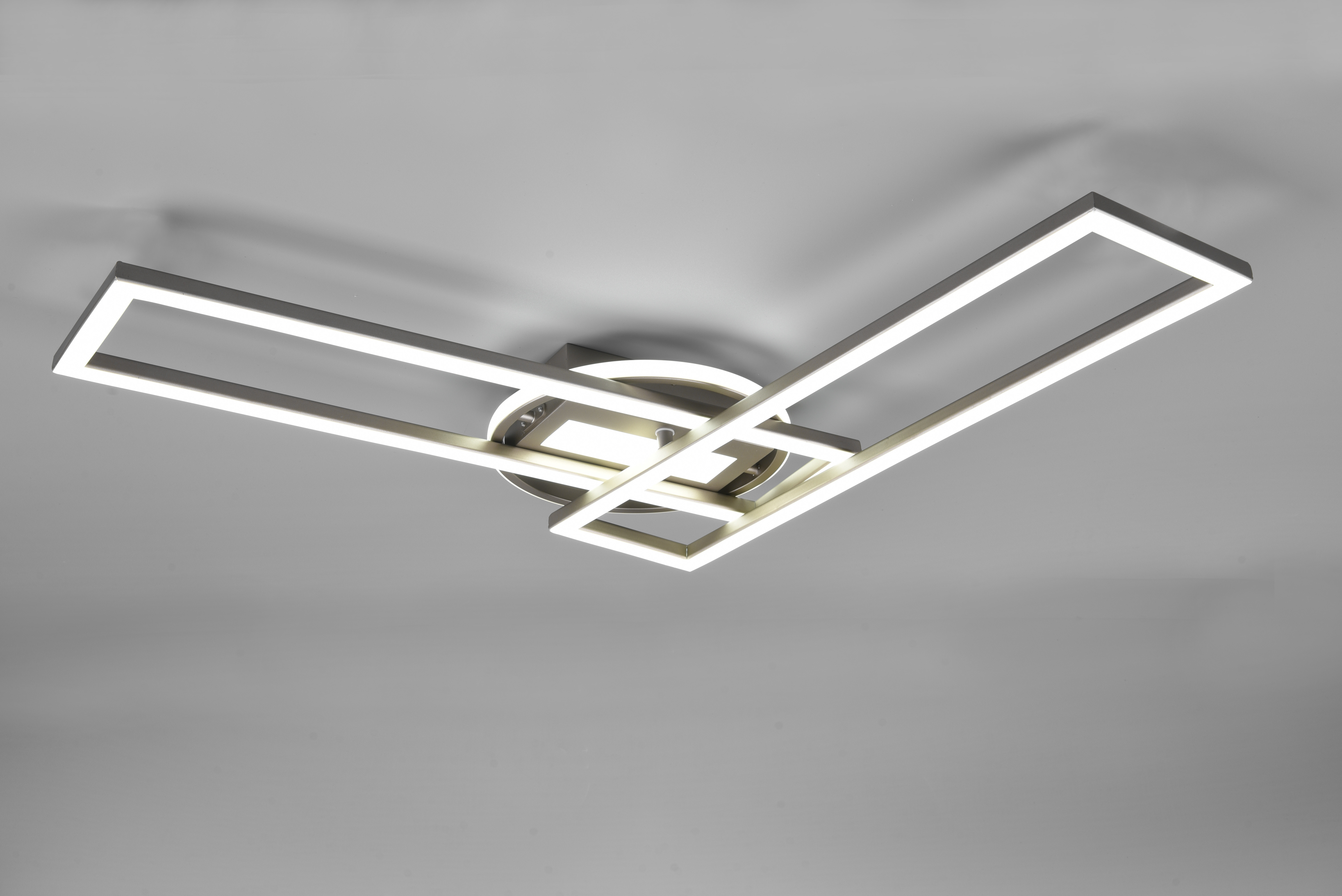 REALITY LED-Deckenleuchte Twister R67183107 nickel-matt, 30 W, 4500 lm, CCT REALITY LED-Deckenleuchte Twister R67183107 nickel-matt, 30 W, 4500 lm, CCT