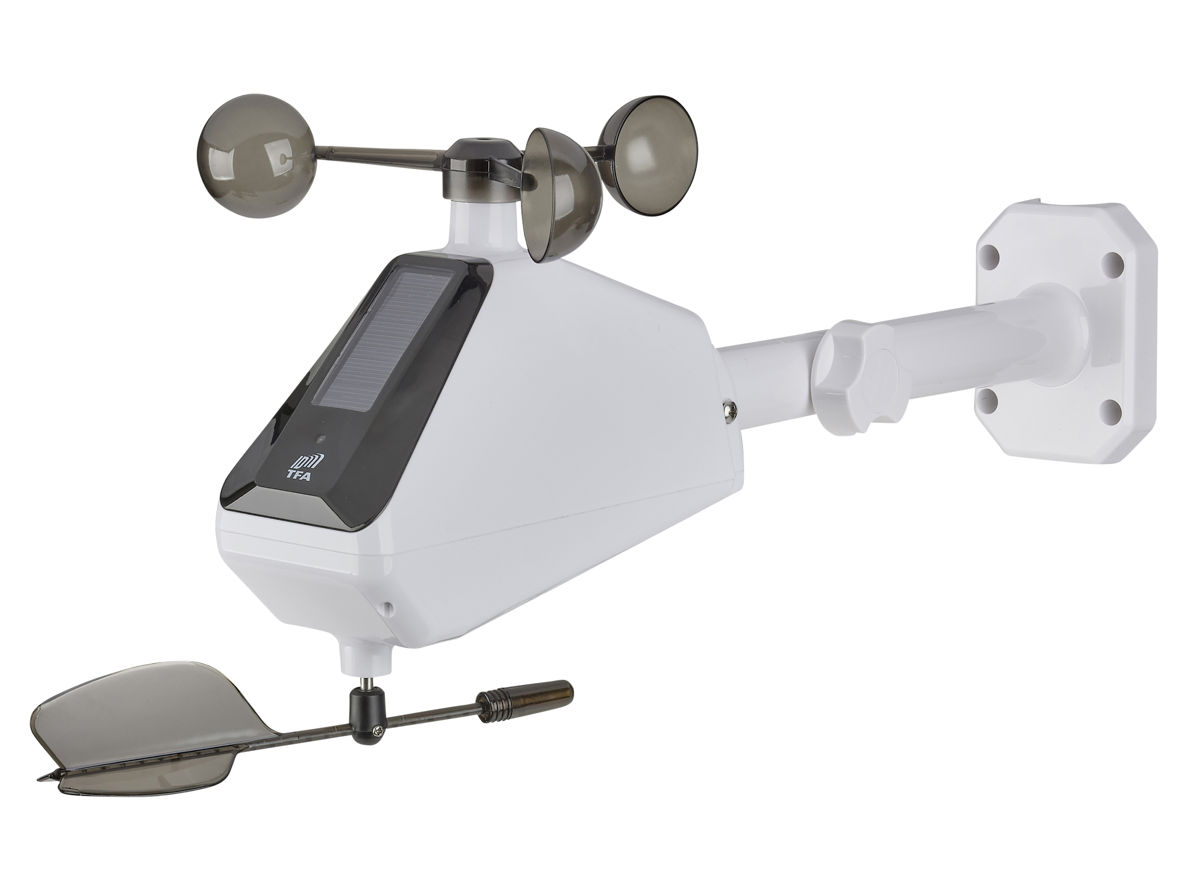 TFA Funk-Windsensor TFA.me ID-A2, 100 m Reichweite, Solar, Windgeschwindigkeit & -richtung, kompatibel mit TFA.me Wetterstationen