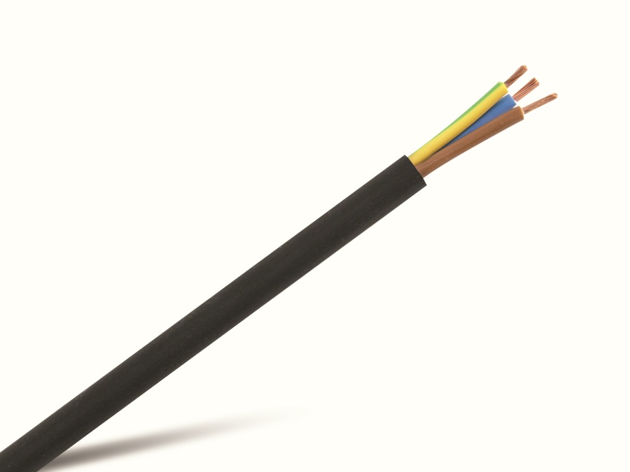 RAUTRONIC PVC-Schlauchleitung H03VV-F, 3G0,75, 25 m, schwarz RAUTRONIC PVC-Schlauchleitung H03VV-F, 3G0,75, 25 m, schwarz