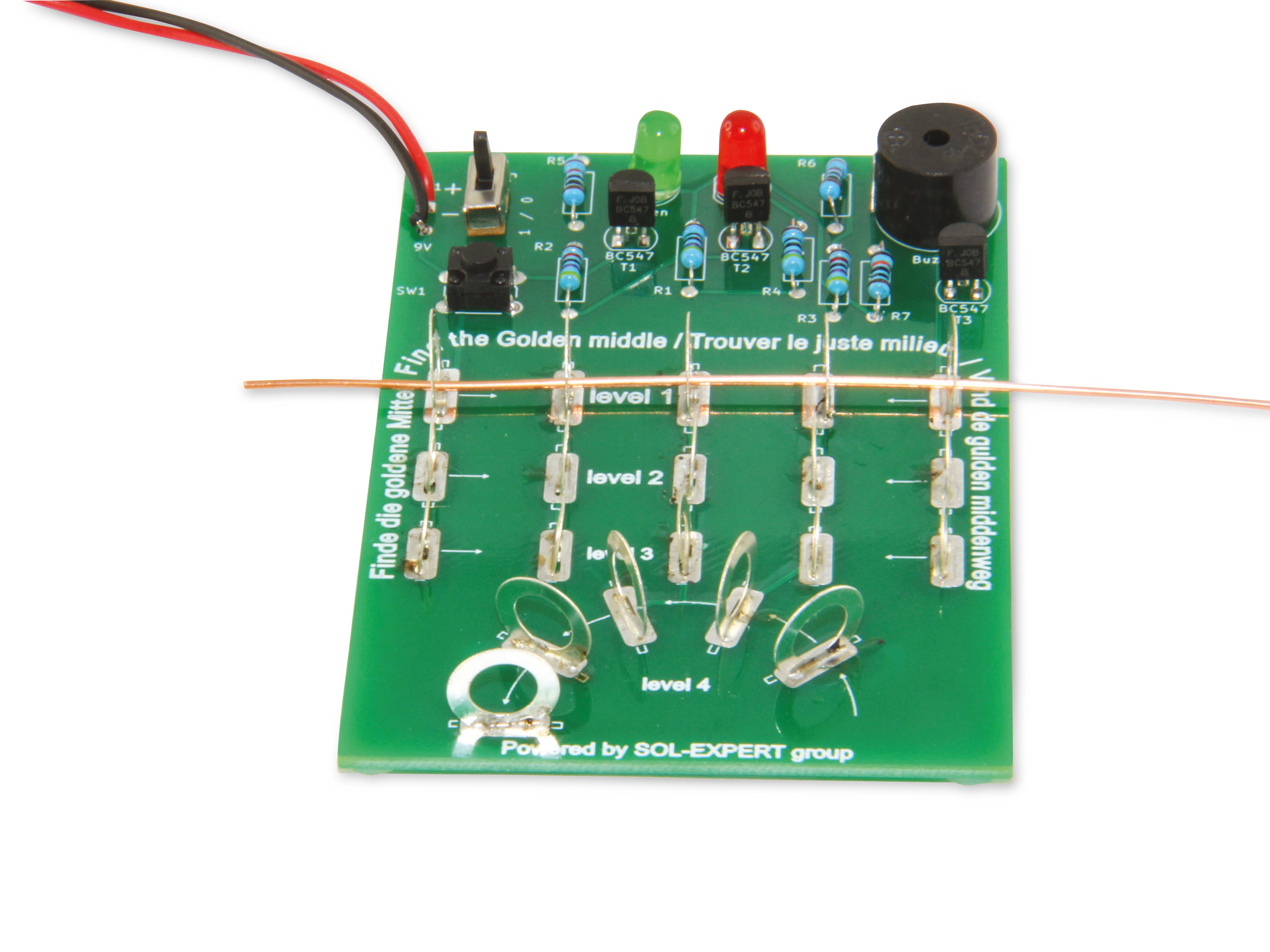 SOL-EXPERT Platinen Bausatz "Goldene Mitte"