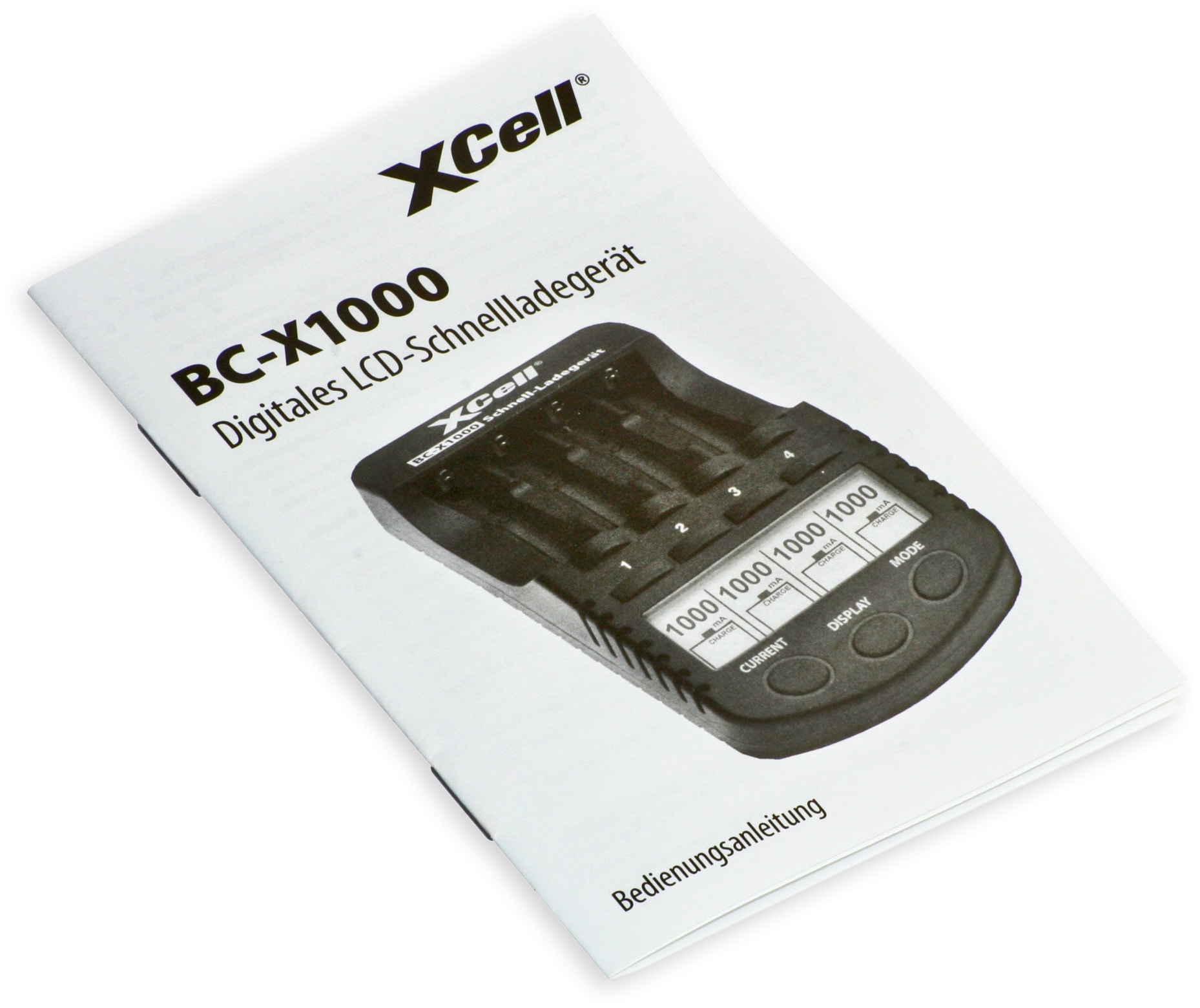 XCELL Ladegerät BC-X1000, mit LCD-Display XCELL Ladegerät BC-X1000, mit LCD-Display