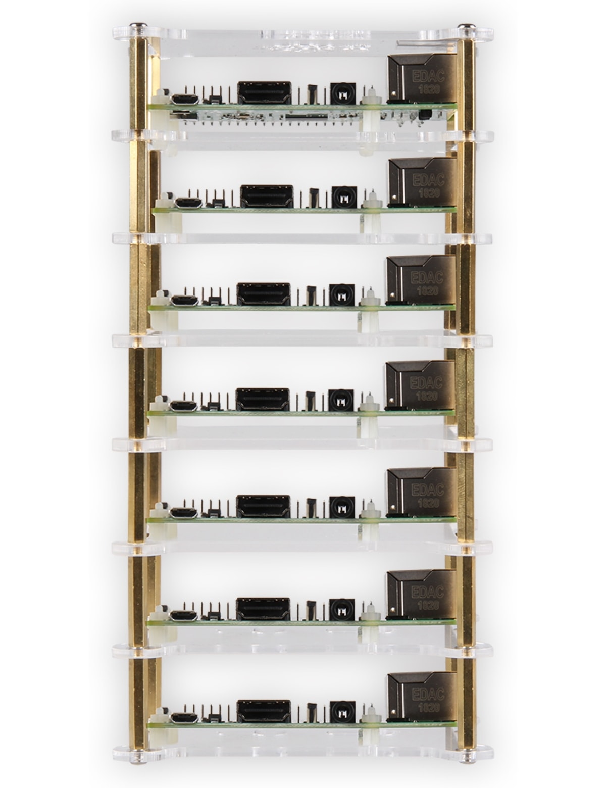 JOY-IT Tower Gehäuse für 7 RPi 3B/3B+