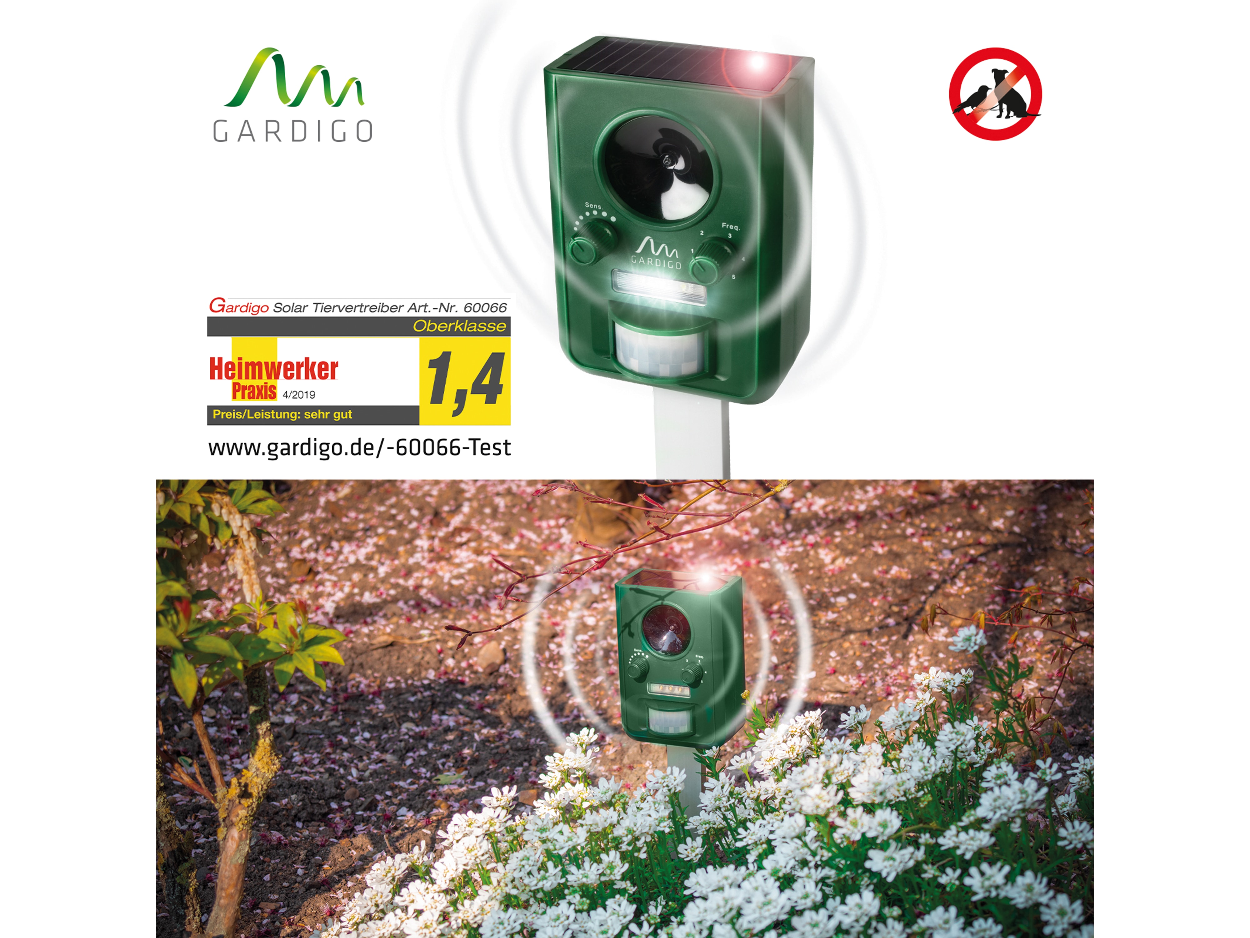 GARDIGO Solar-Tiervertreiber 60066