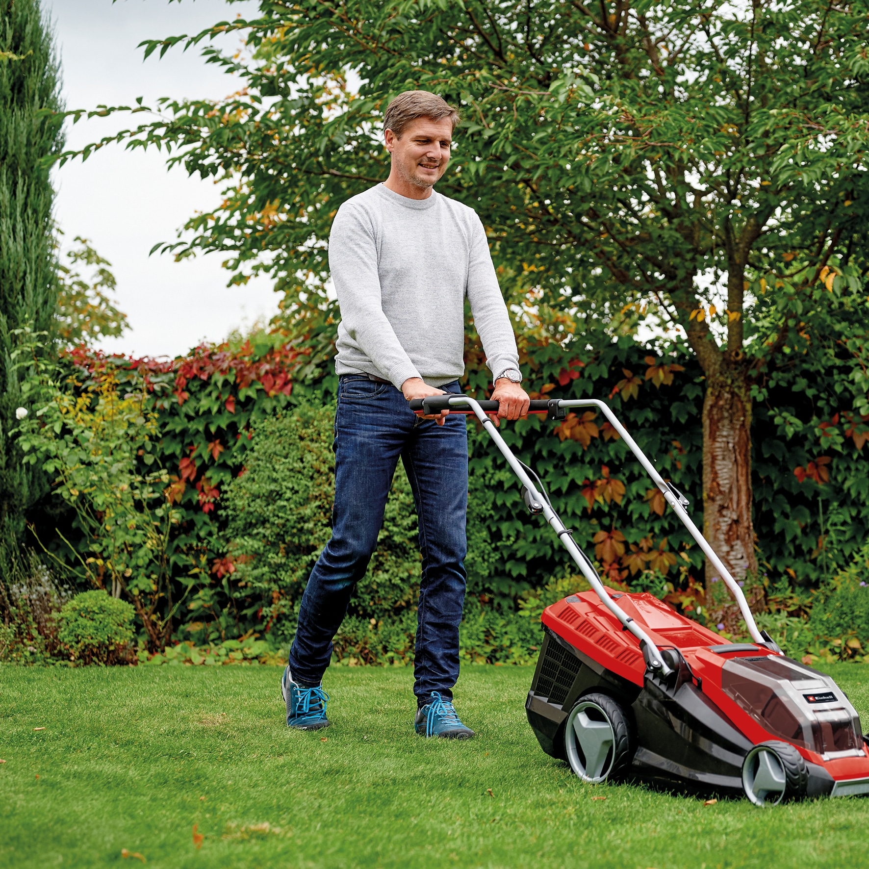 EINHELL Akku-Rasenmäher GE-CM 36/36 Li (2x4,0Ah)