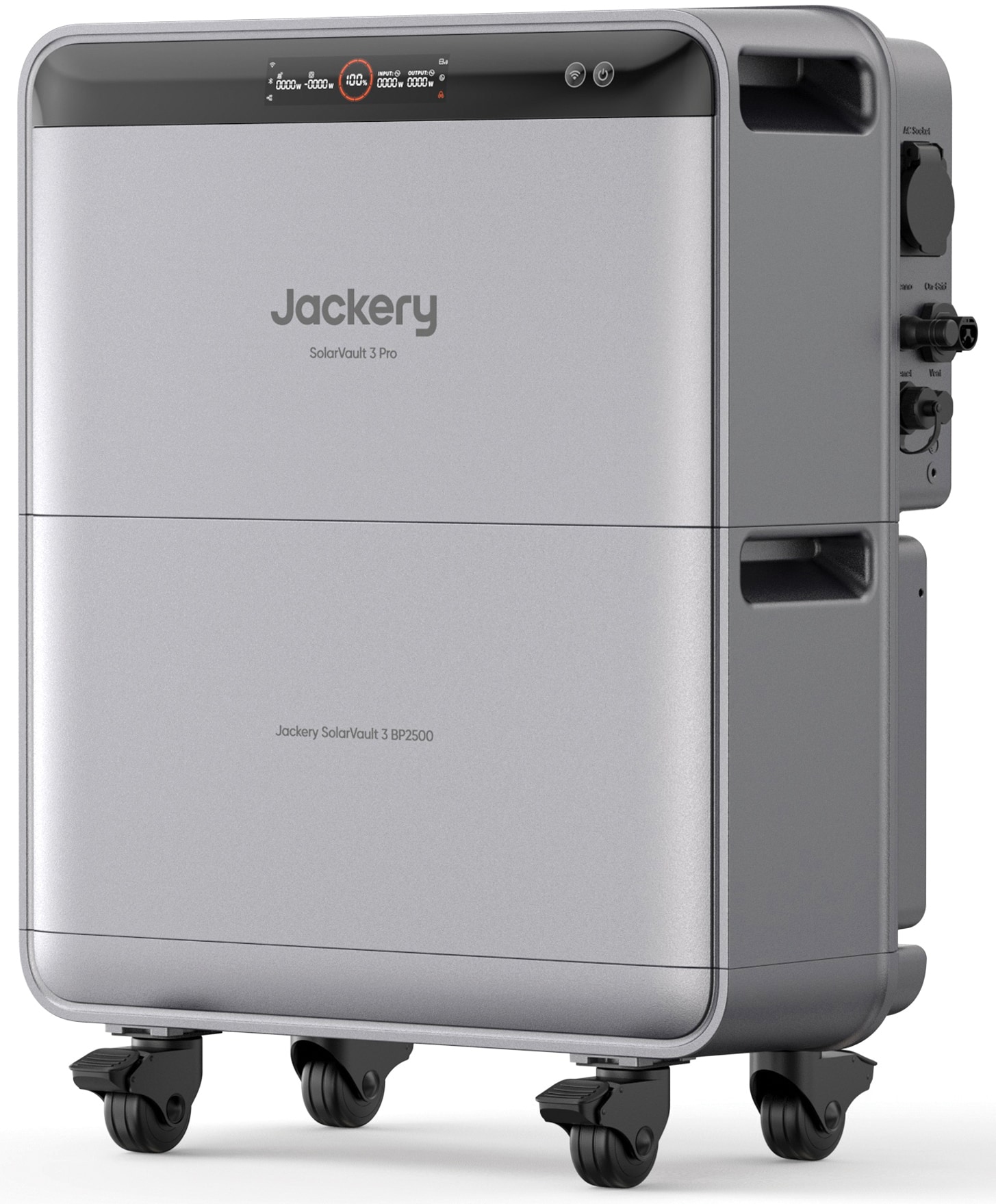 Balkonkraftwerk JACKERY SolarVault 3 Pro und Erweiterungsakku JACKERY JA BP2500 Balkonkraftwerk JACKERY SolarVault 3 Pro und Erweiterungsakku JACKERY JA BP2500