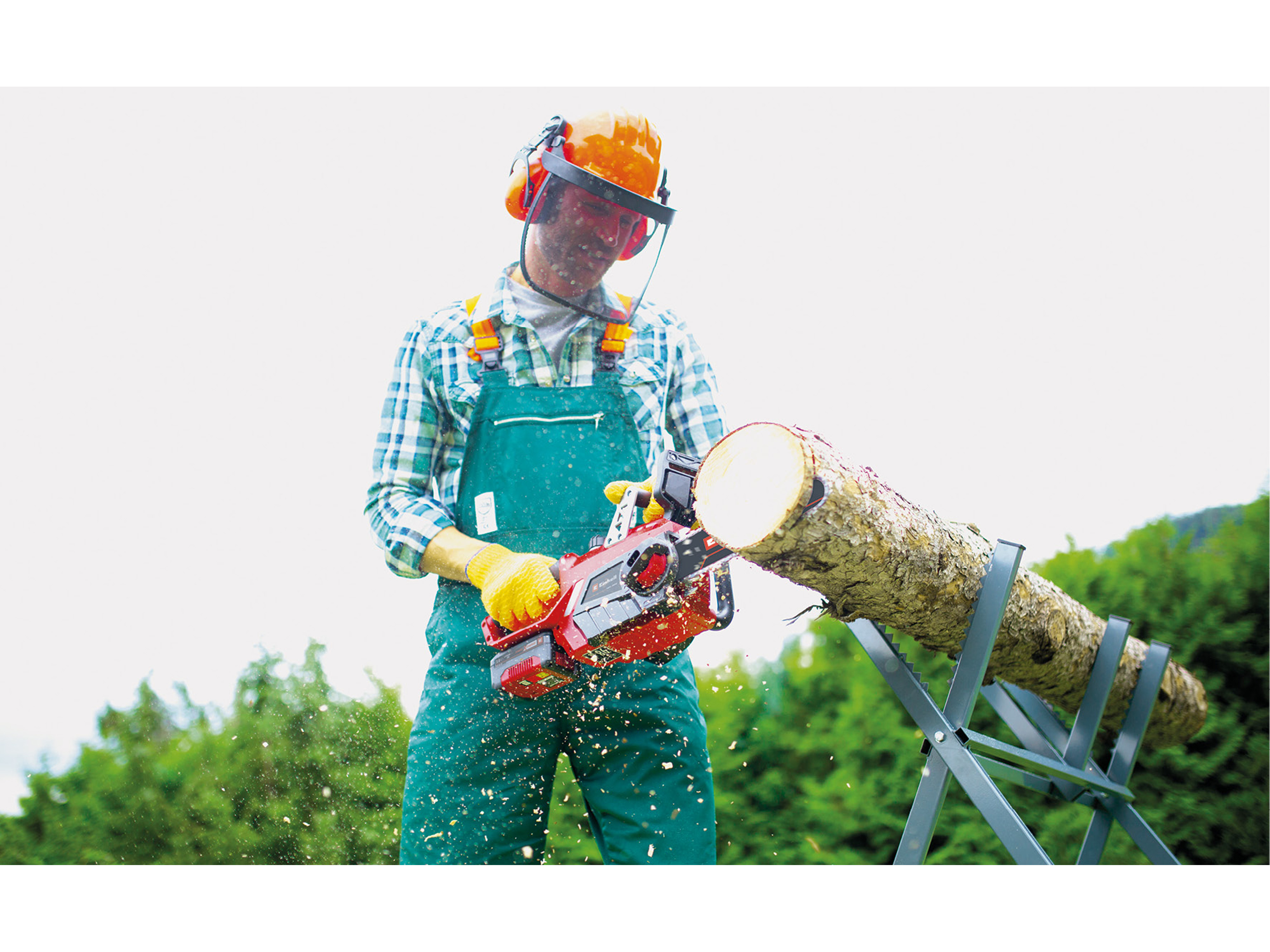 EINHELL Akku-Kettensäge 4501760, GE-LC 18 Li Kit, 3 Ah