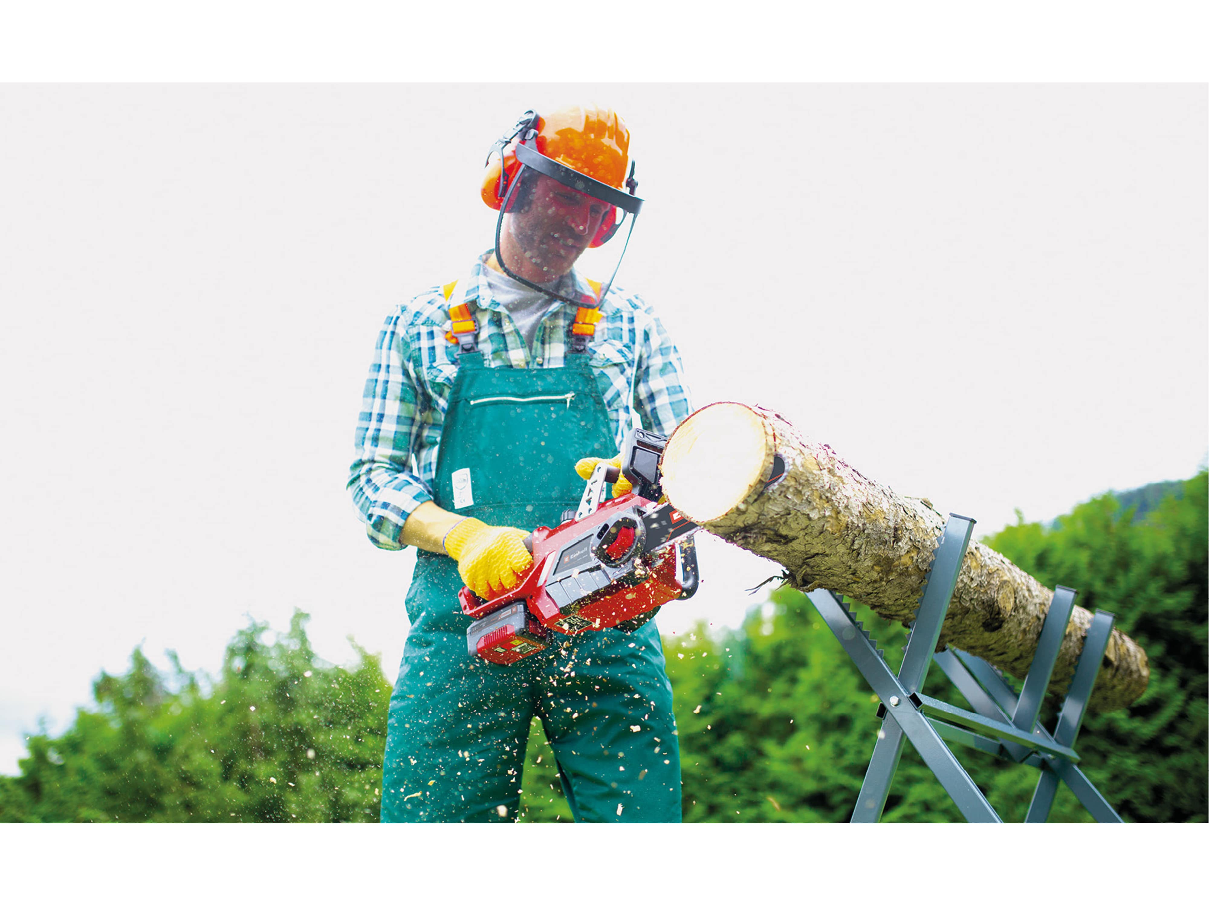 EINHELL Akku-Kettensäge 4501760, GE-LC 18 Li Kit, 3 Ah