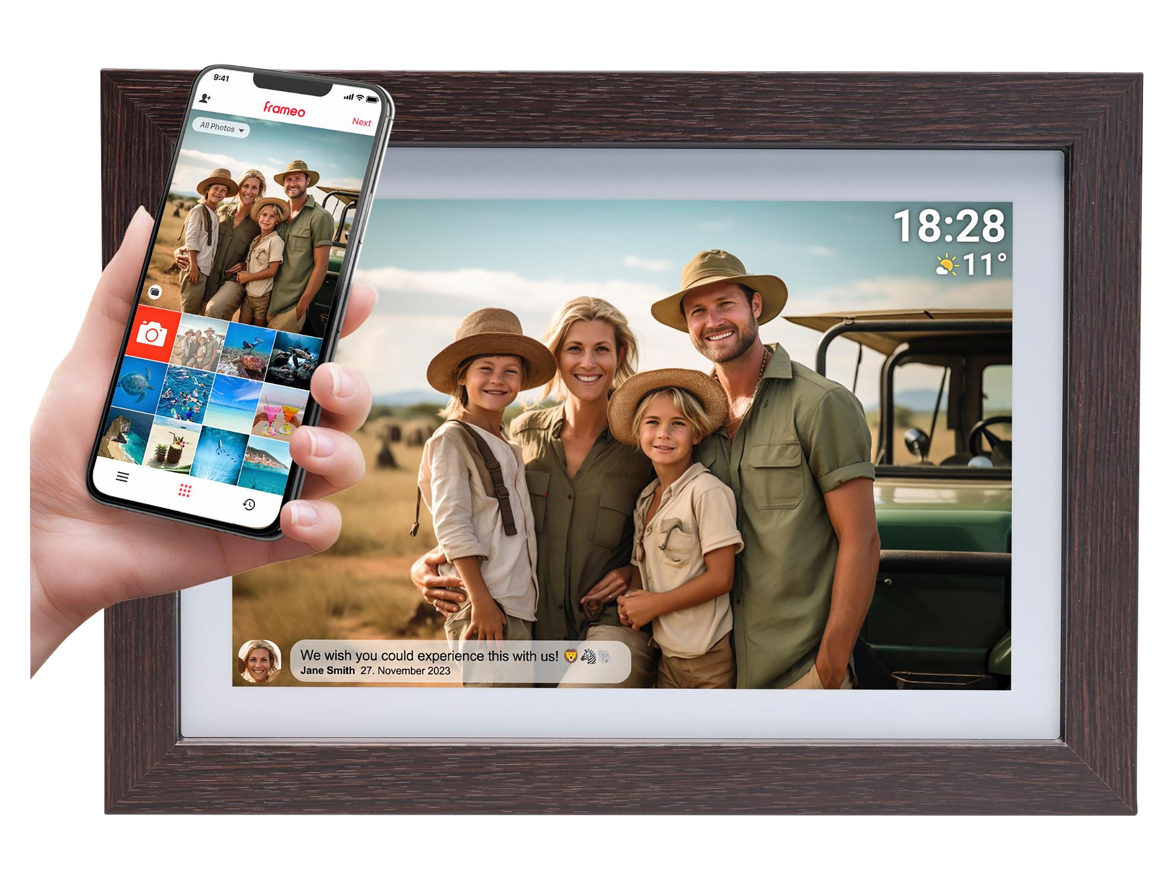 DENVER Digitaler Bilderrahmen PFF-1042DW