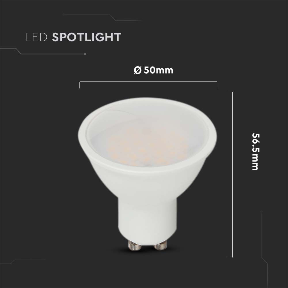 V-TAC LED-Lampe VT-21878, EEK: F, 10W, 1000lm, 3000k, GU10, 100° V-TAC LED-Lampe VT-21878, EEK: F, 10W, 1000lm, 3000k, GU10, 100°
