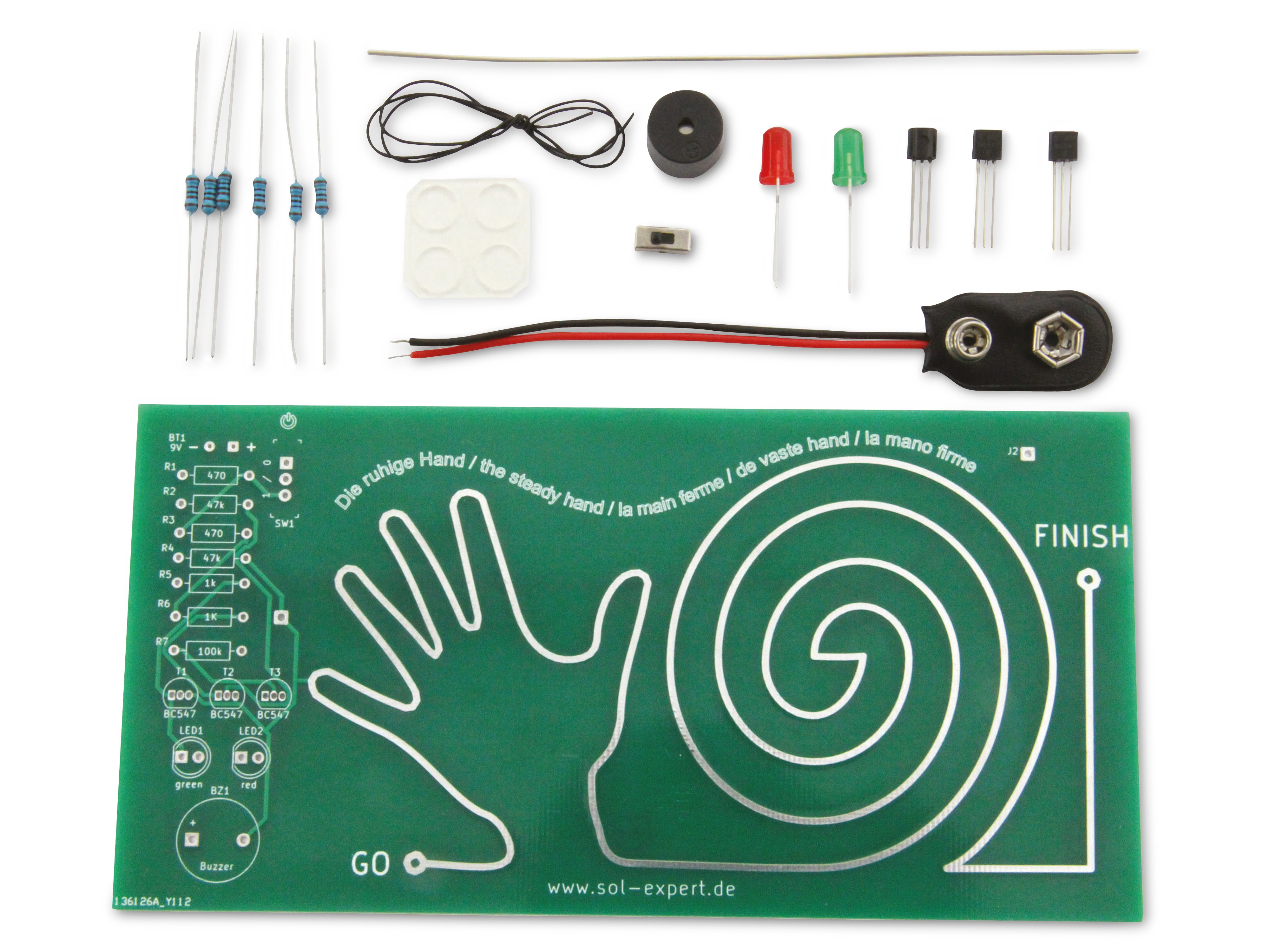 SOL-EXPERT Platinen Bausatz "Ruhige Hand"